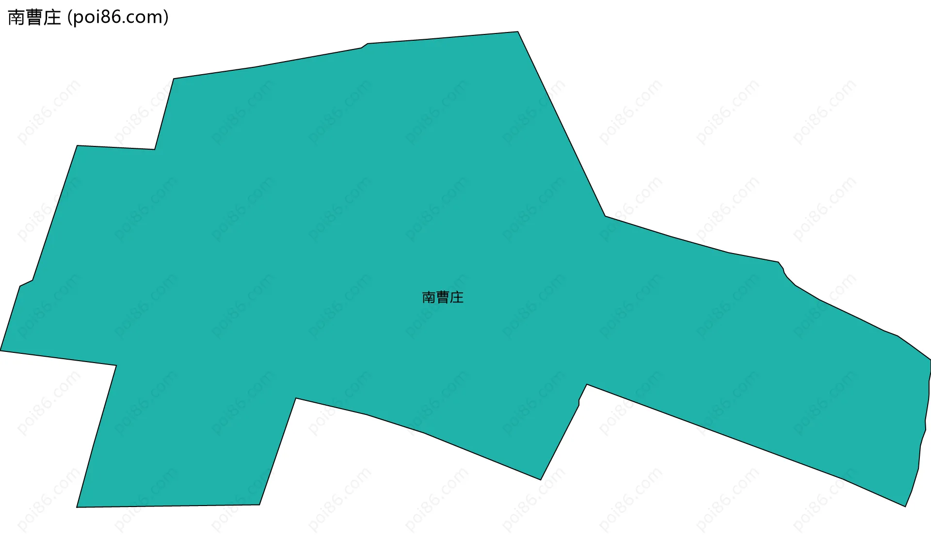 南曹庄边界地图