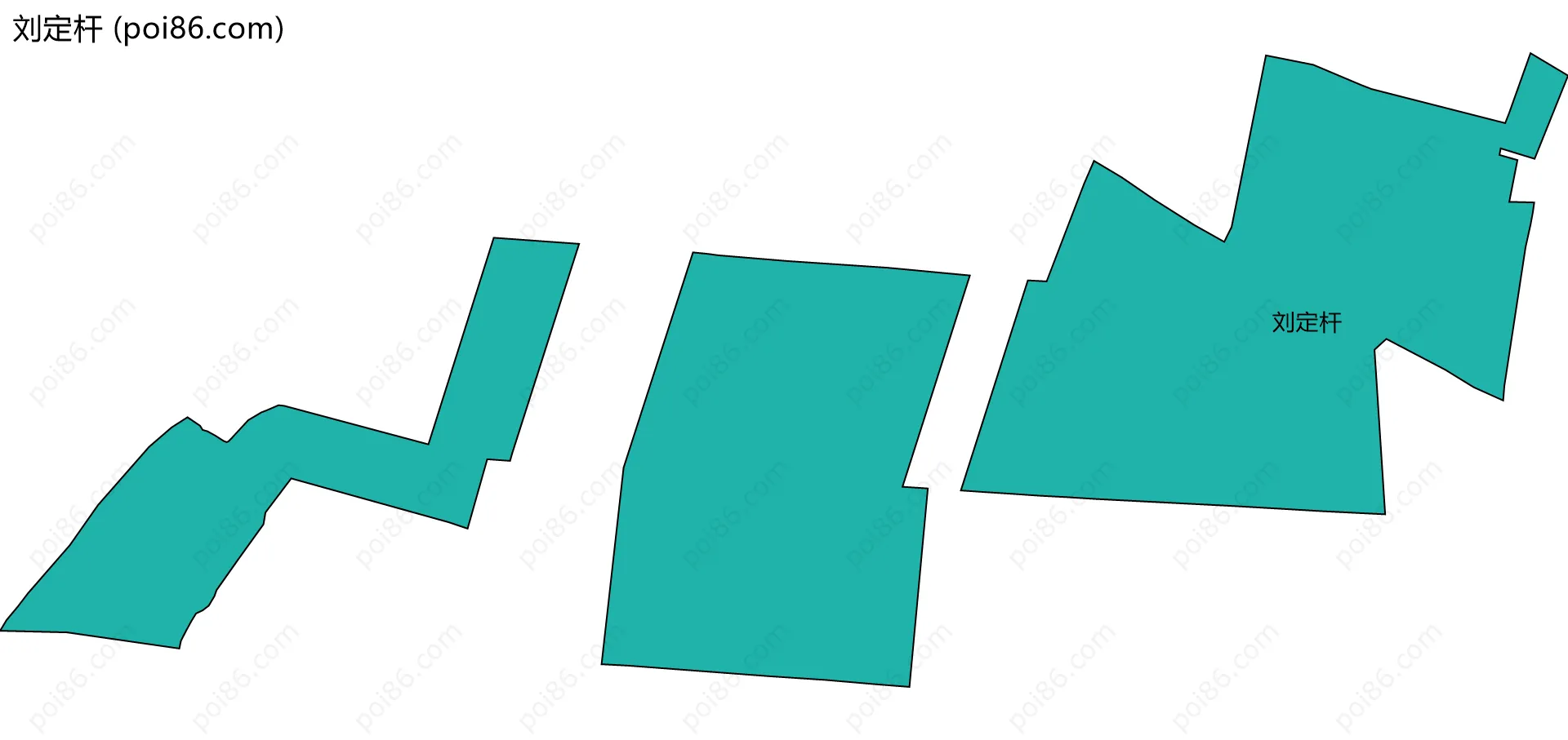 刘定杆边界地图