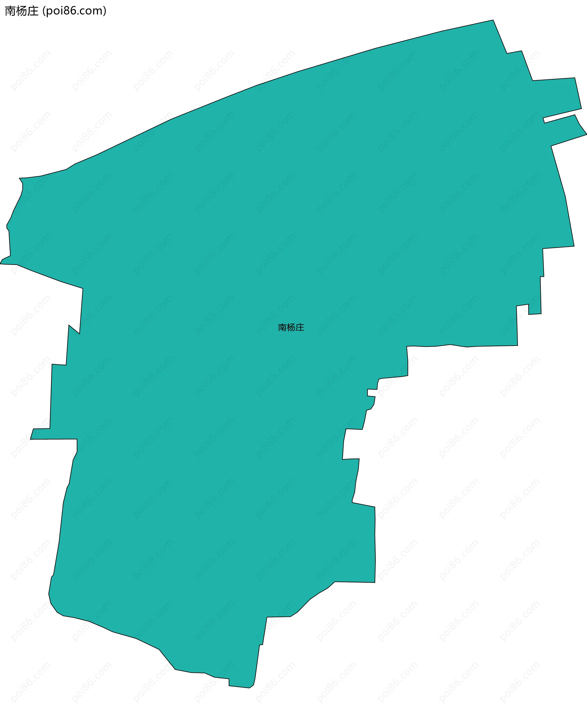 南杨庄边界地图