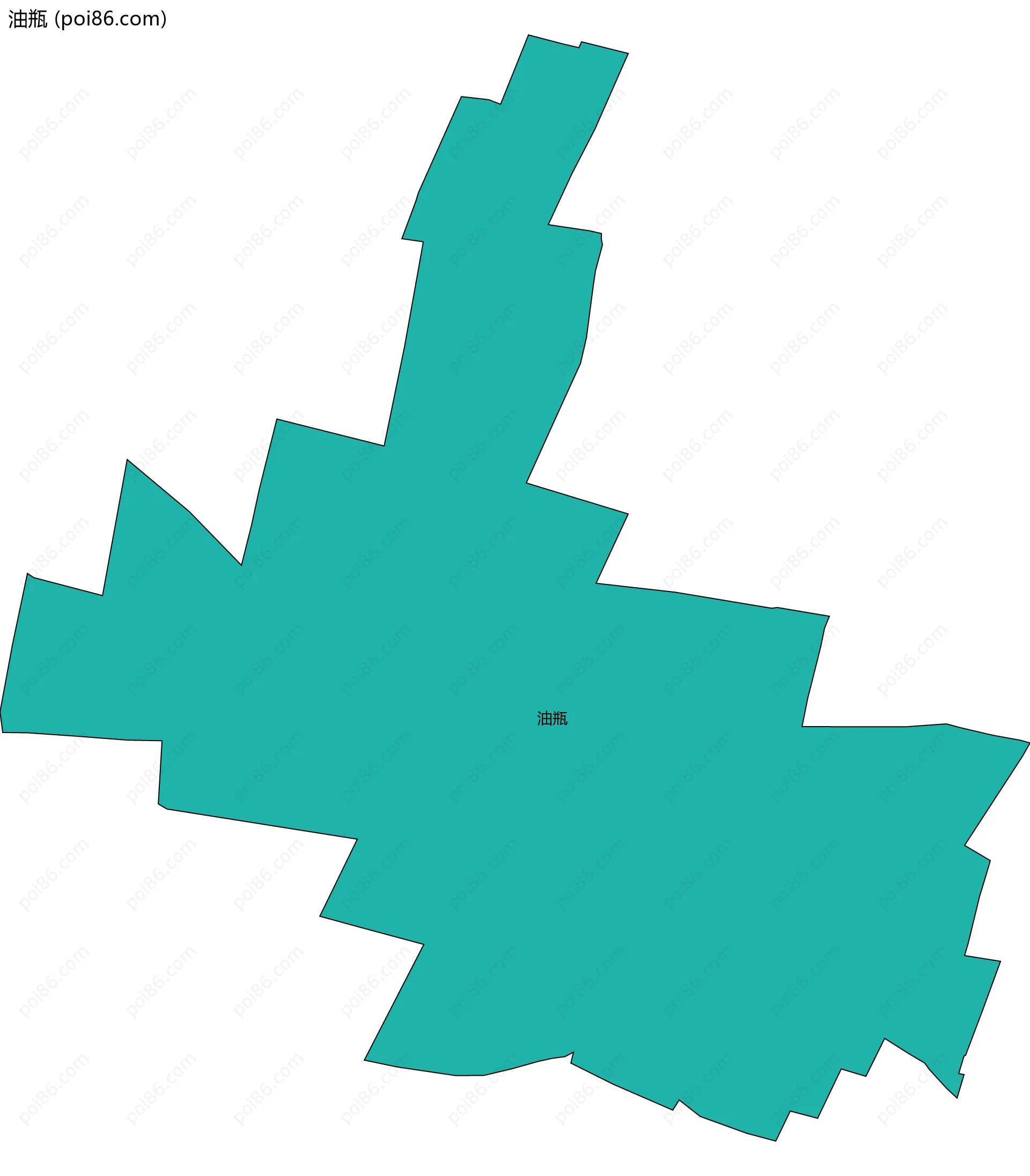 油瓶边界地图