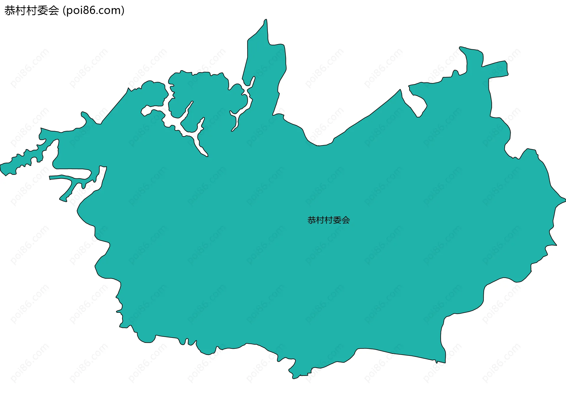 恭村村委会边界地图