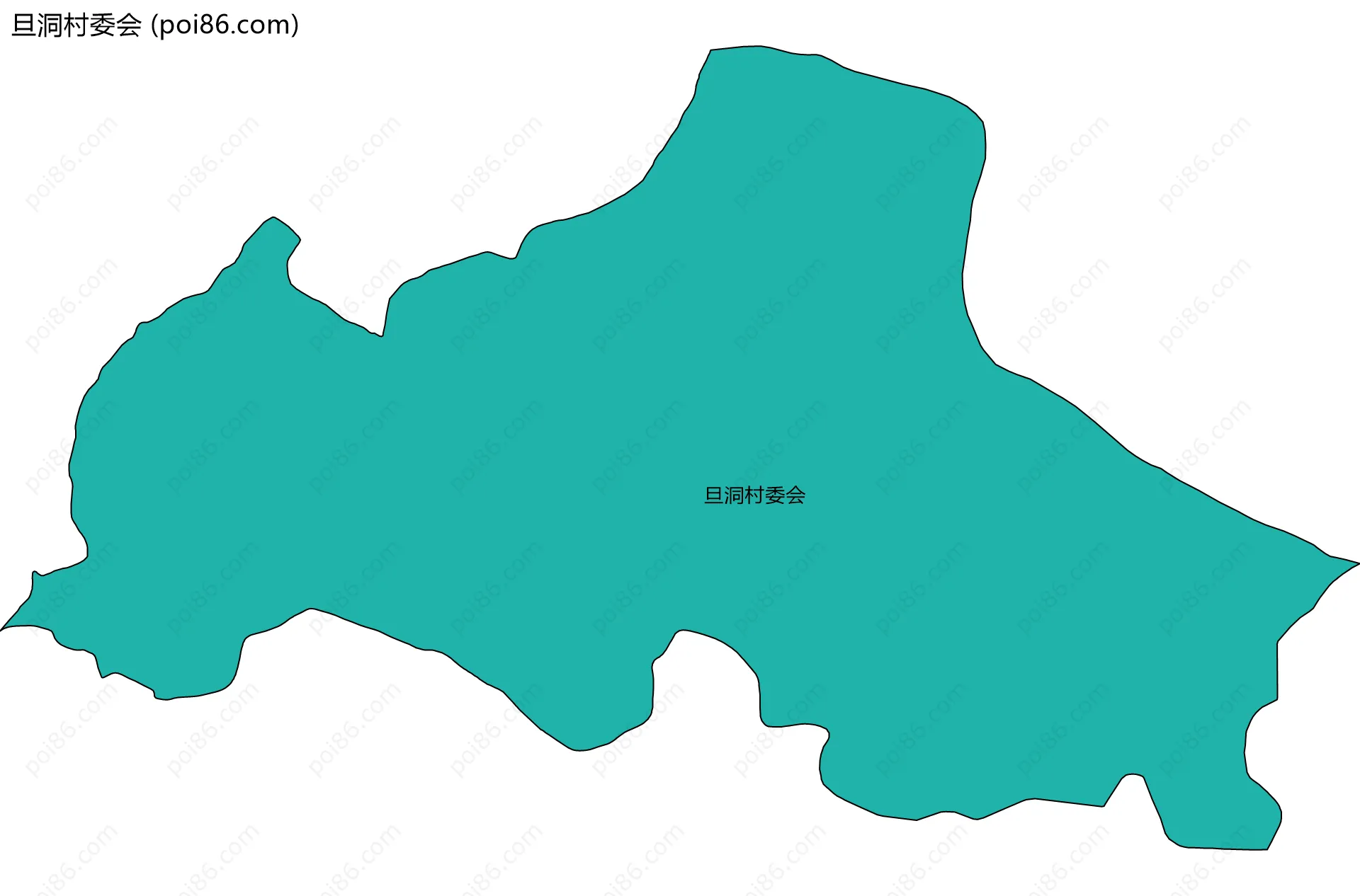 旦洞村委会边界地图