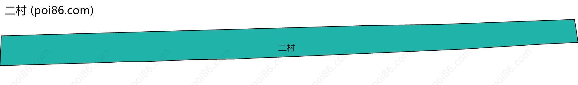 二村边界地图