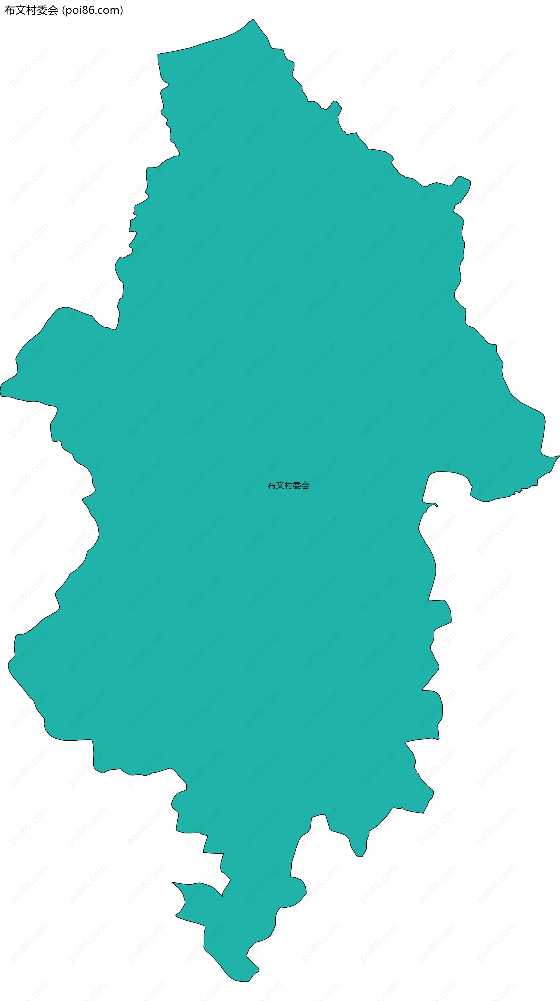 布文村委会边界地图