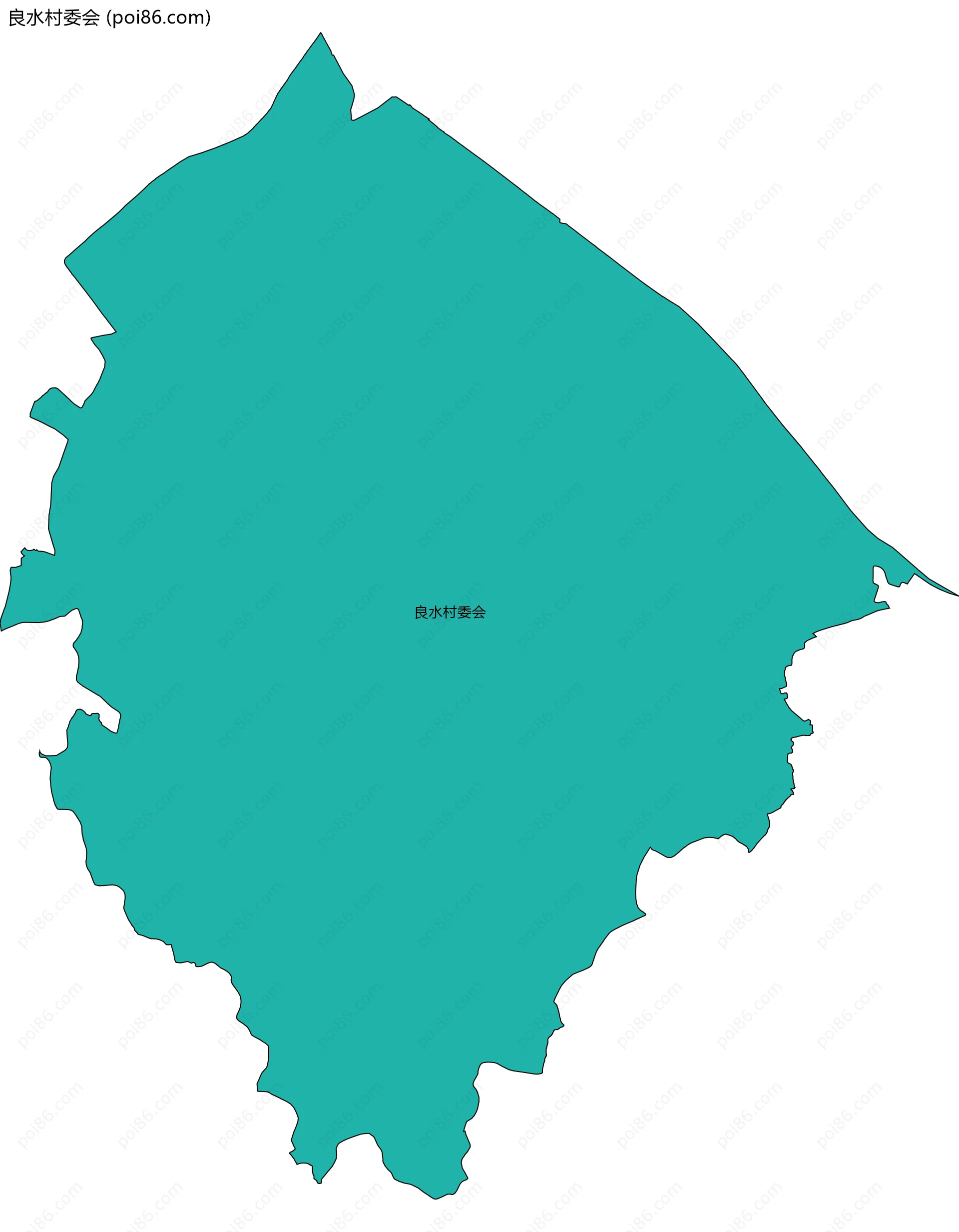 良水村委会边界地图
