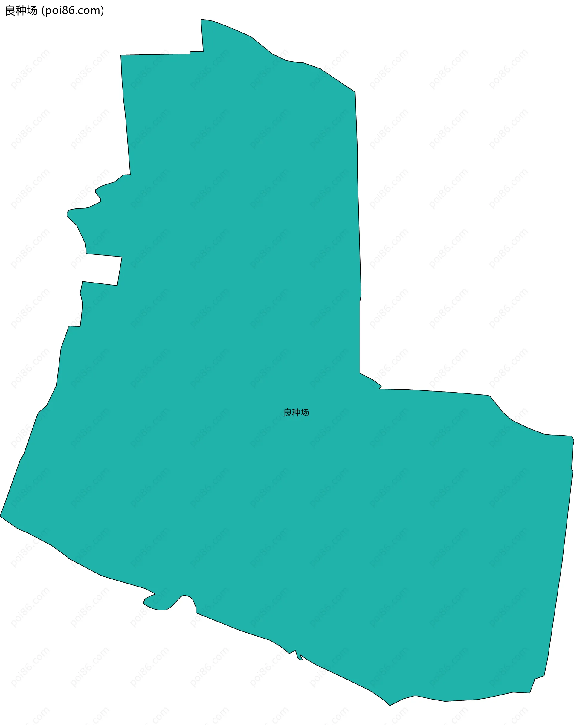 良种场边界地图