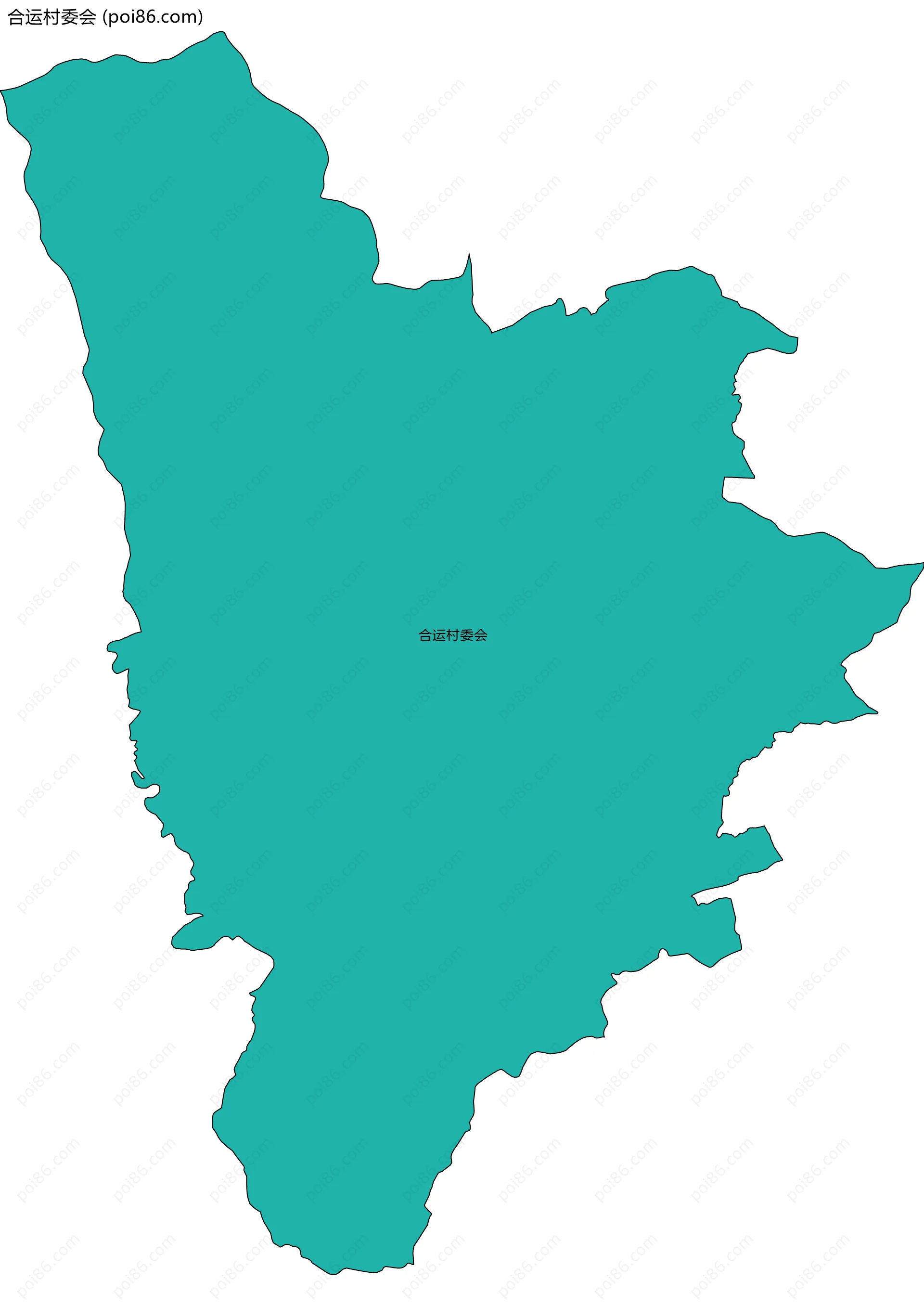 合运村委会边界地图