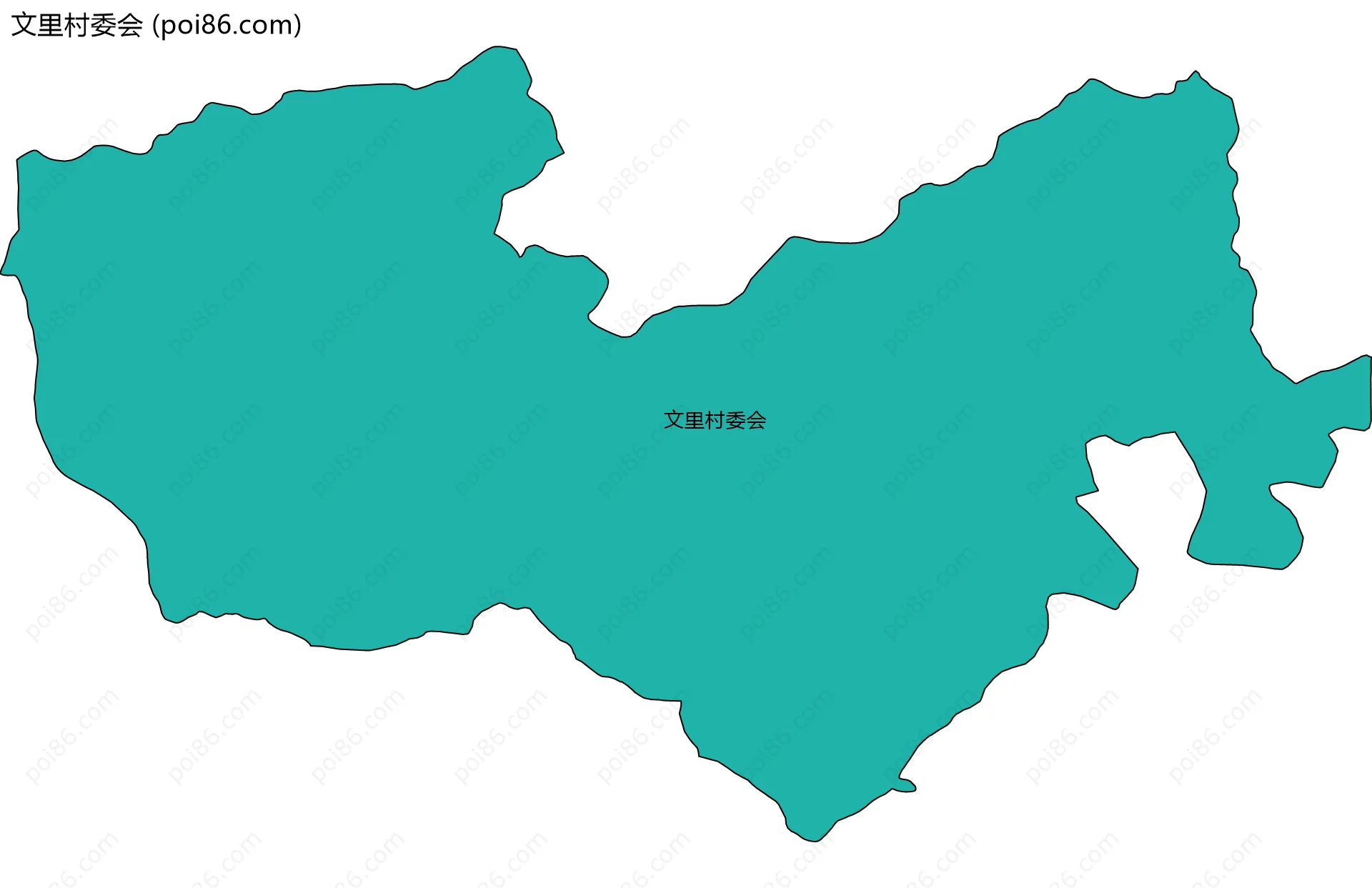 文里村委会边界地图