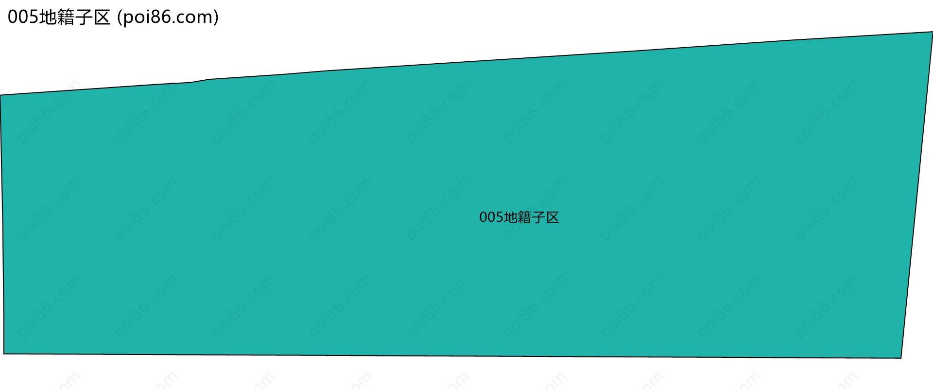 005地籍子区边界地图