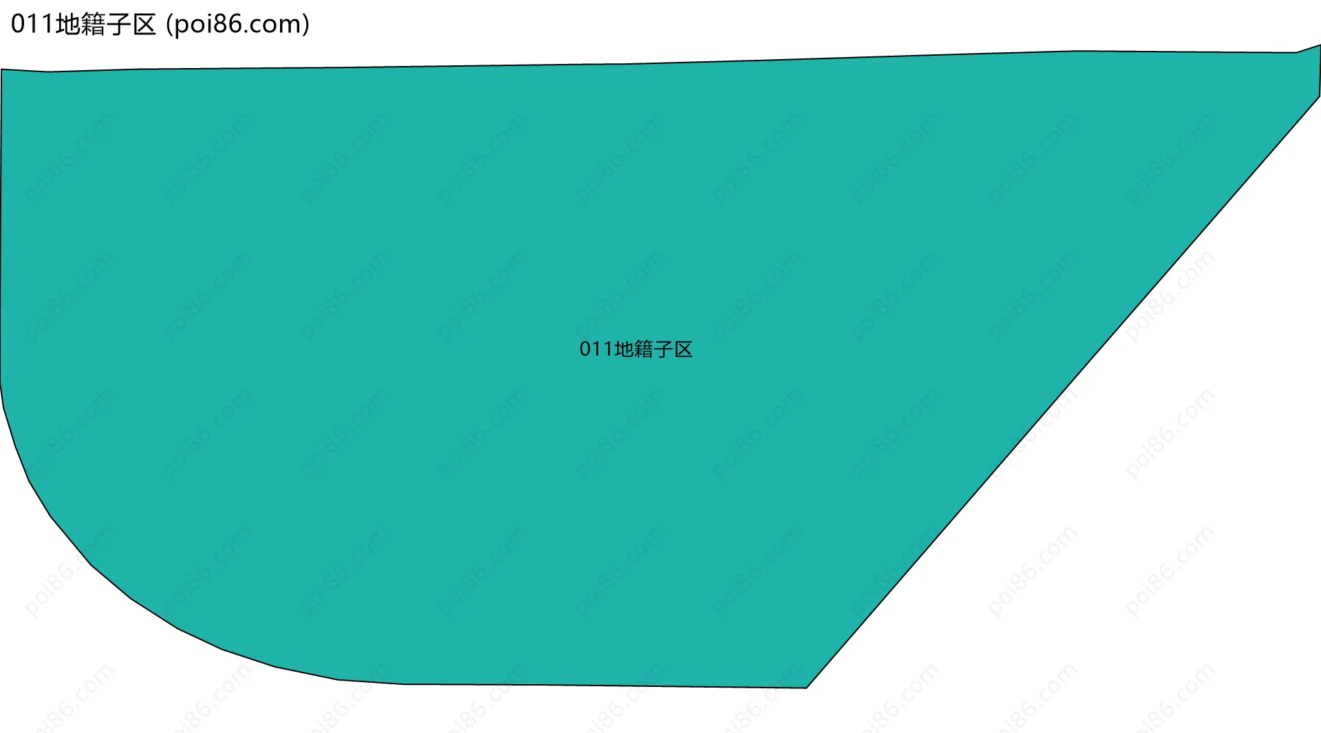 011地籍子区边界地图