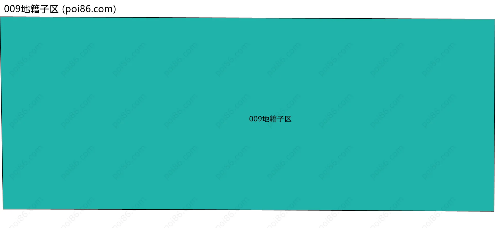 009地籍子区边界地图
