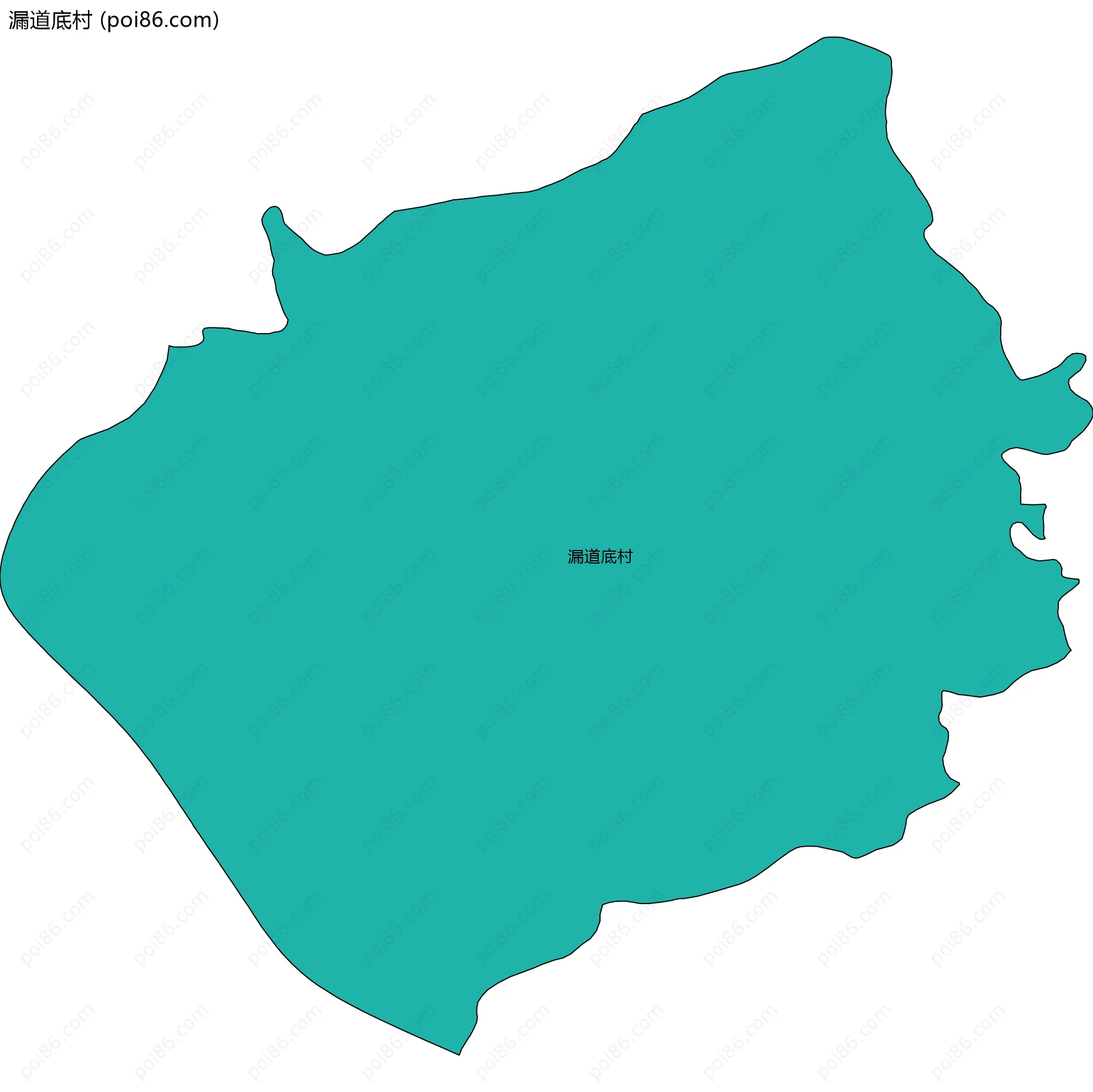 漏道底村边界地图