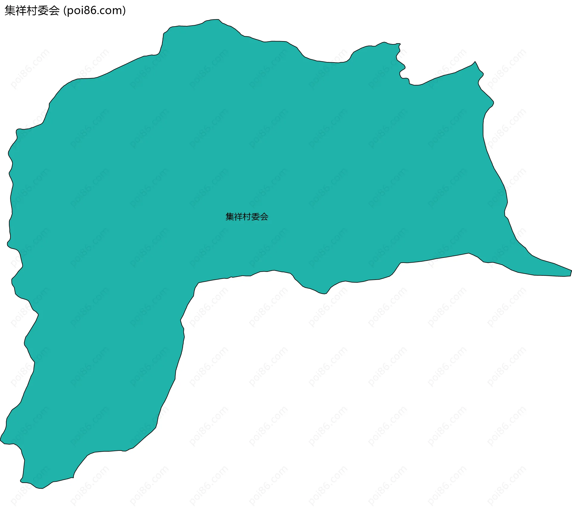 集祥村委会边界地图