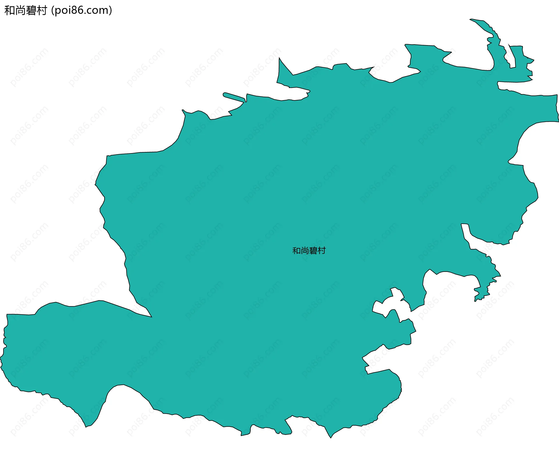 和尚碧村边界地图