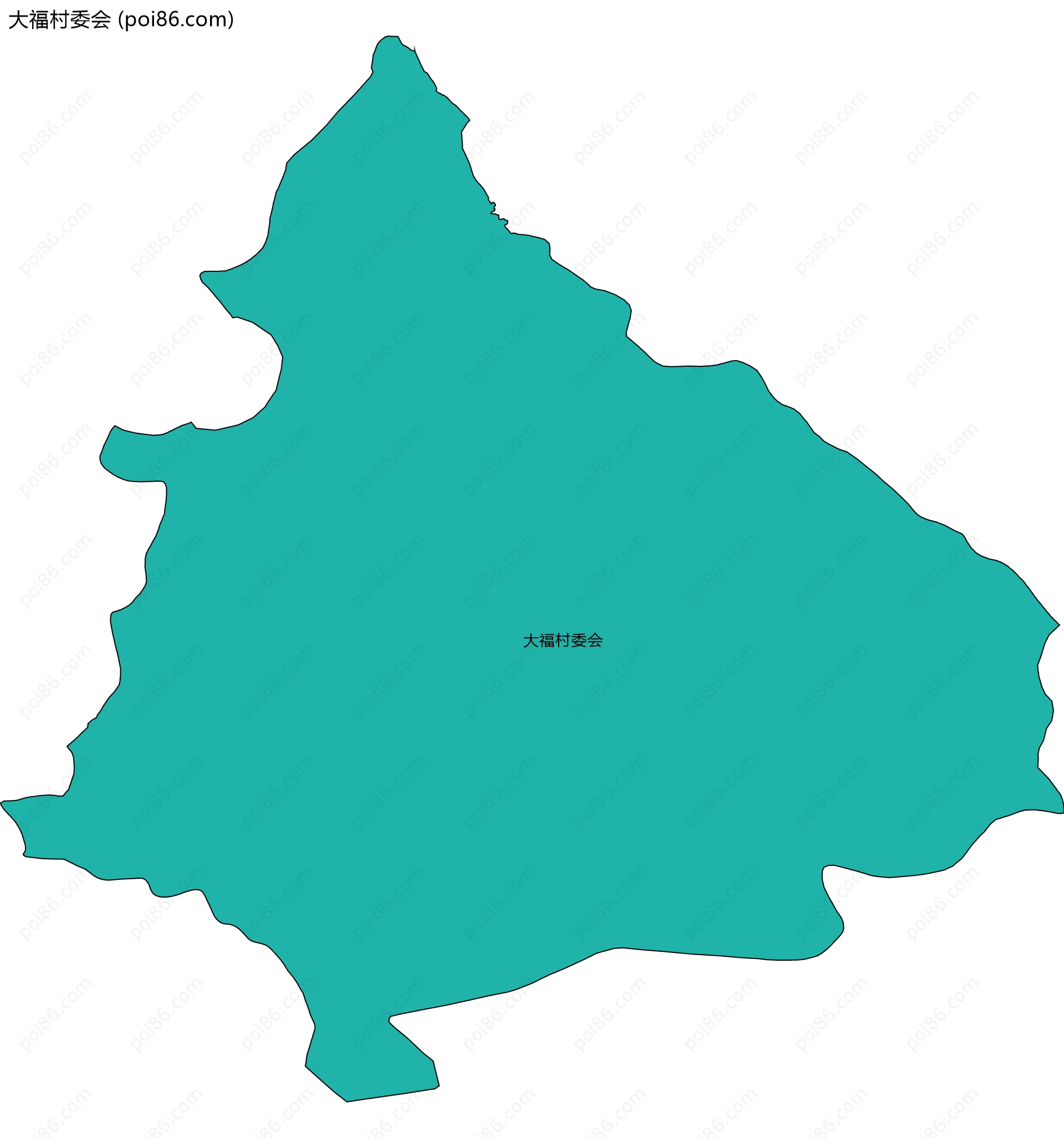 大福村委会边界地图
