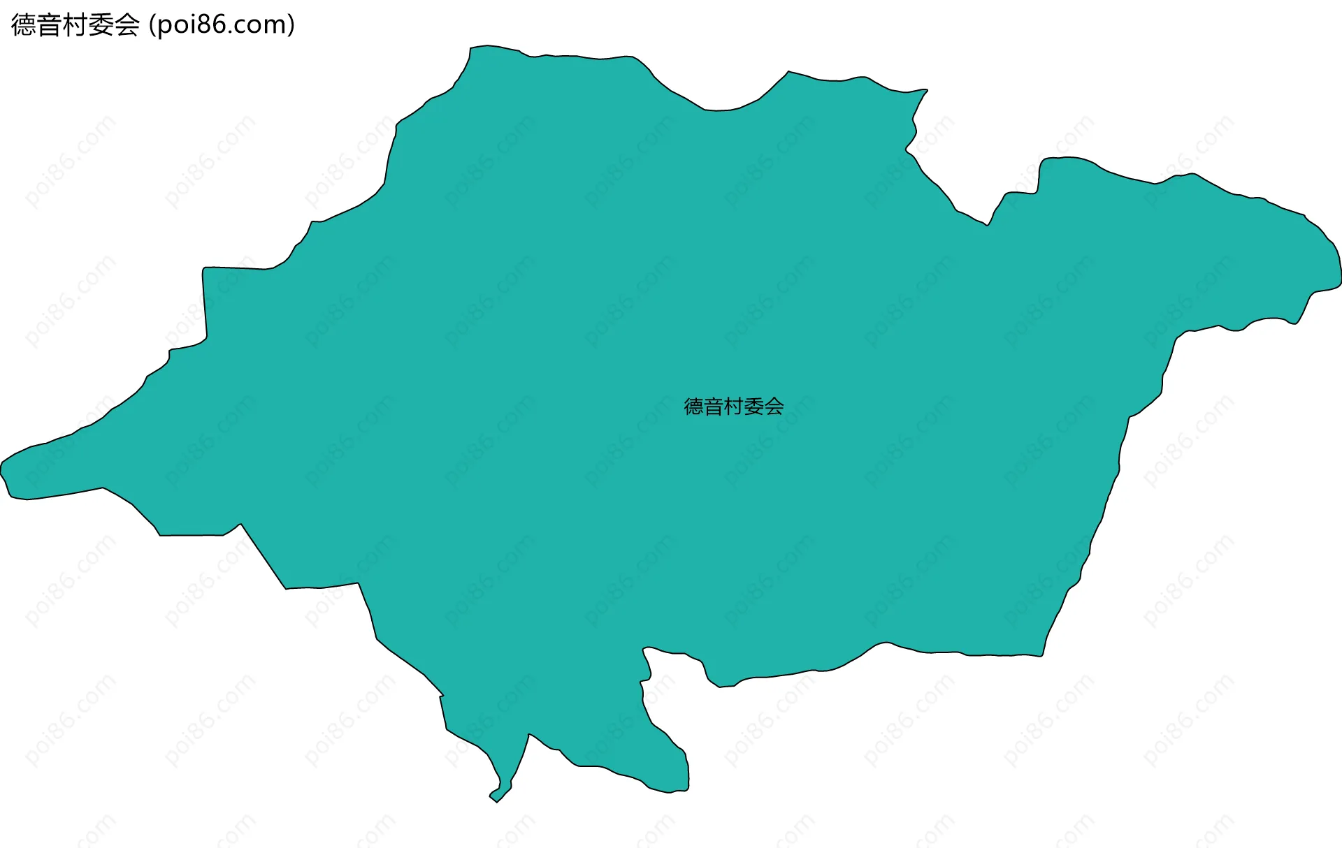 德音村委会边界地图