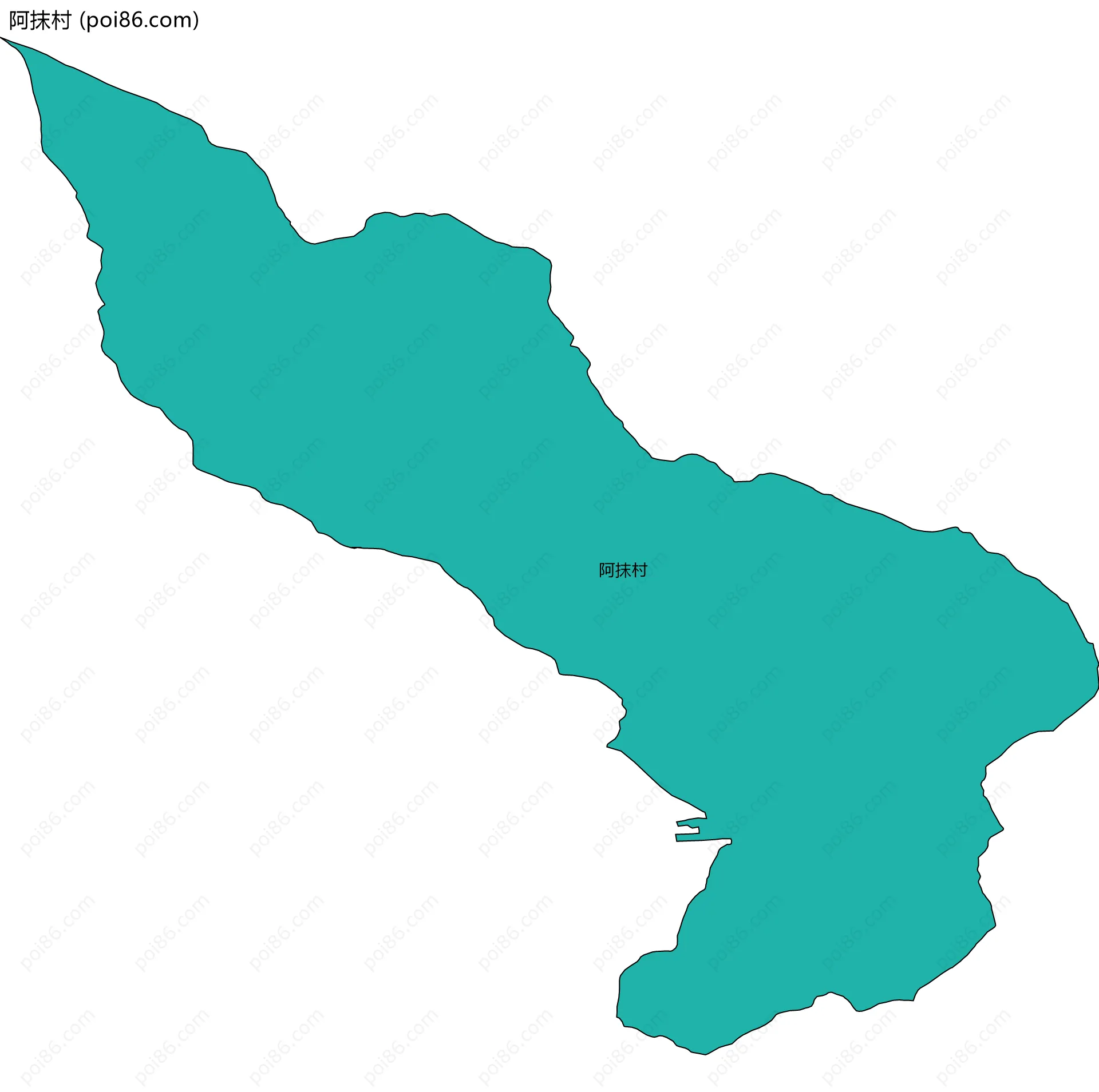 阿抹村边界地图