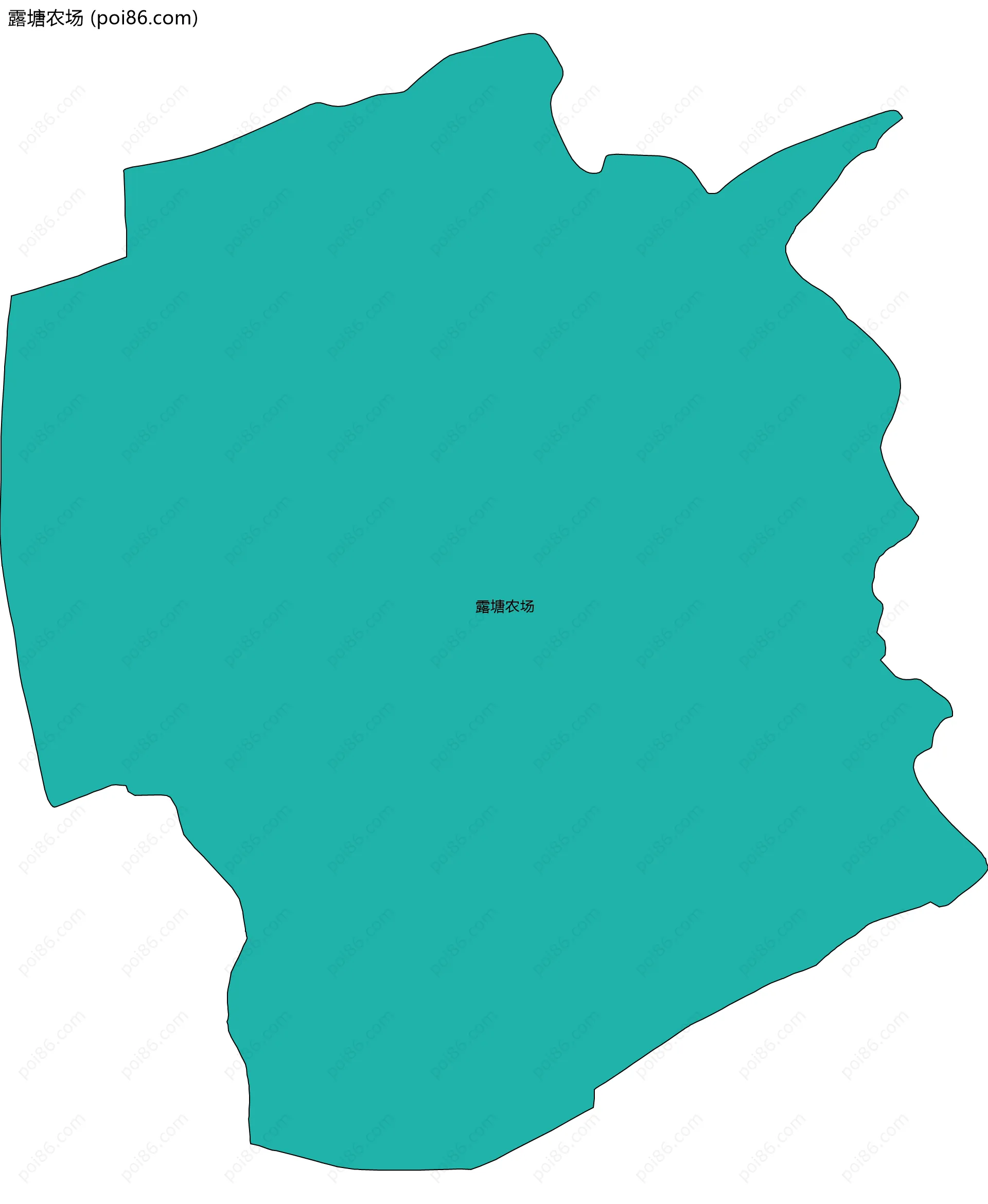 露塘农场边界地图