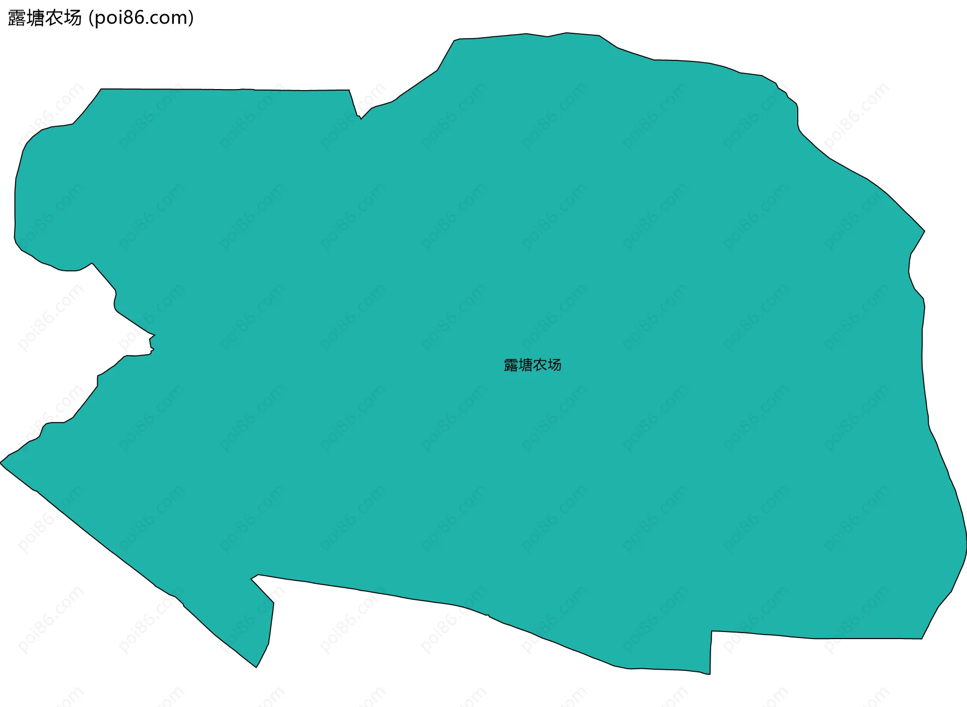 露塘农场边界地图