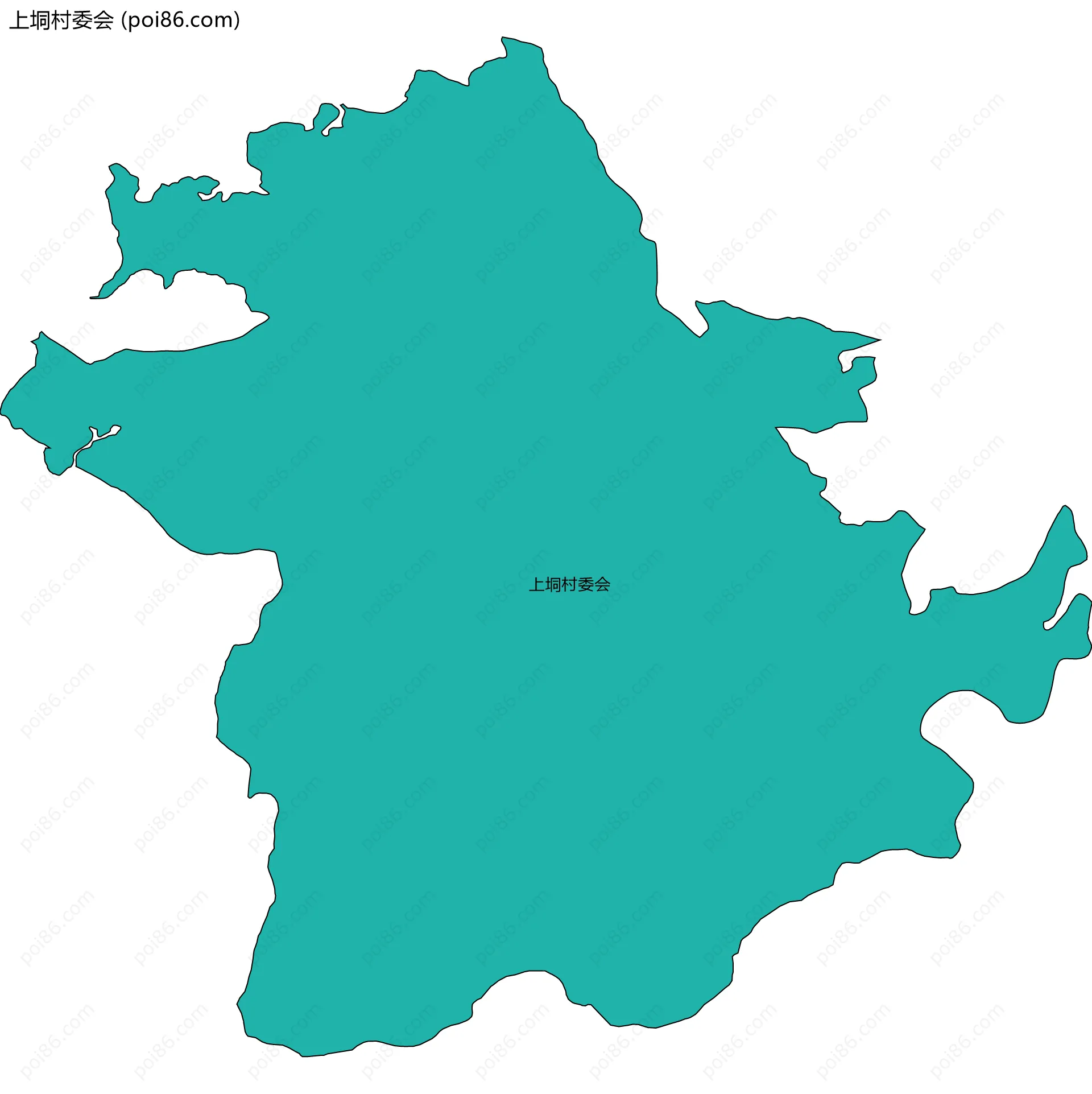 上垌村委会边界地图