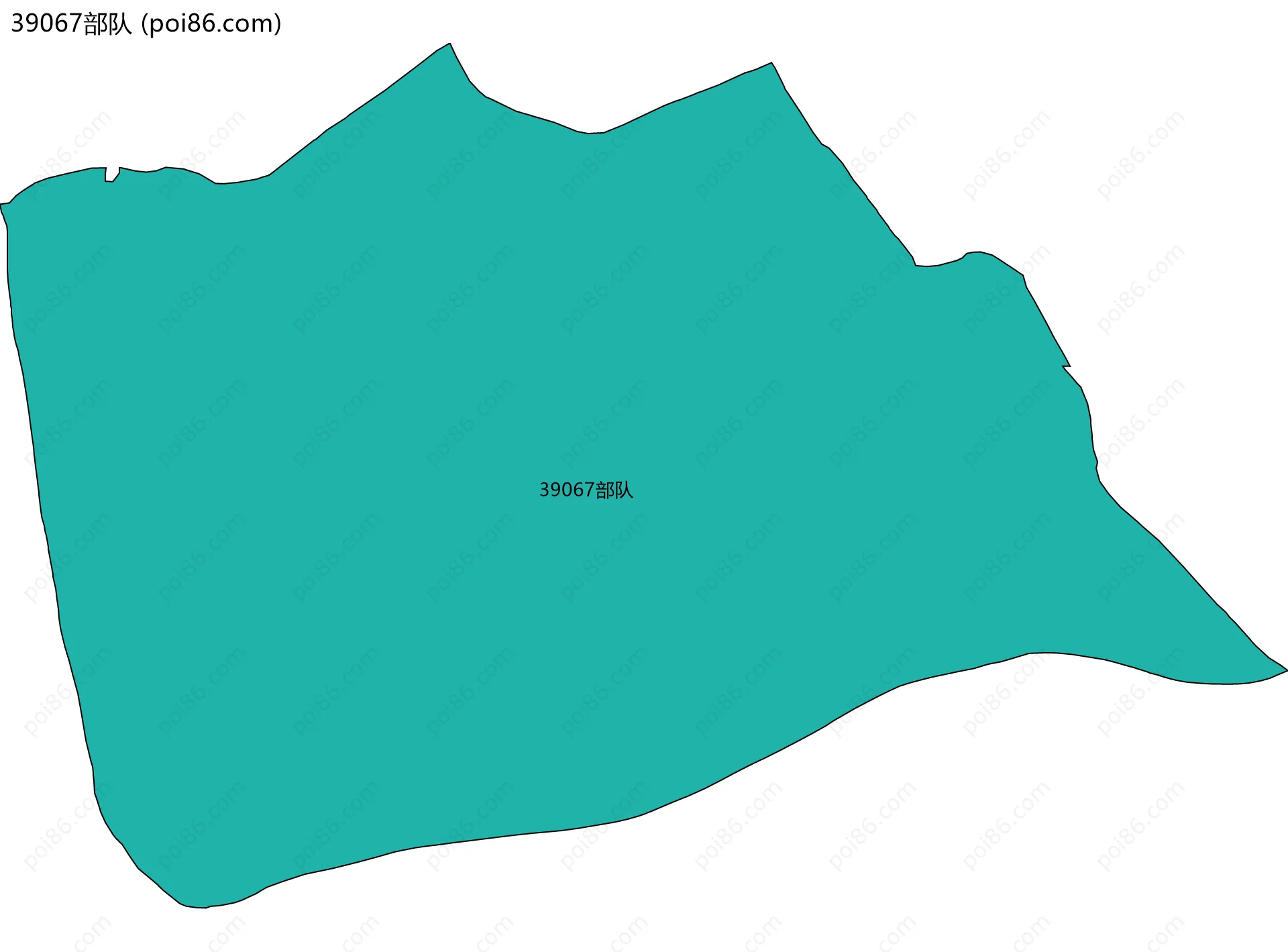 39067部队边界地图