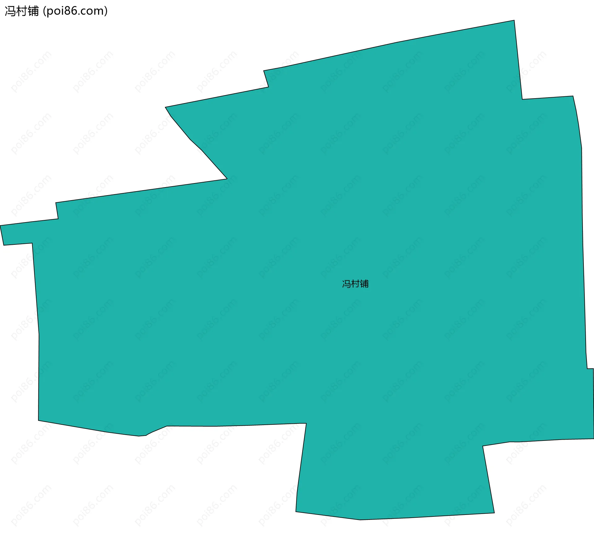 冯村铺边界地图