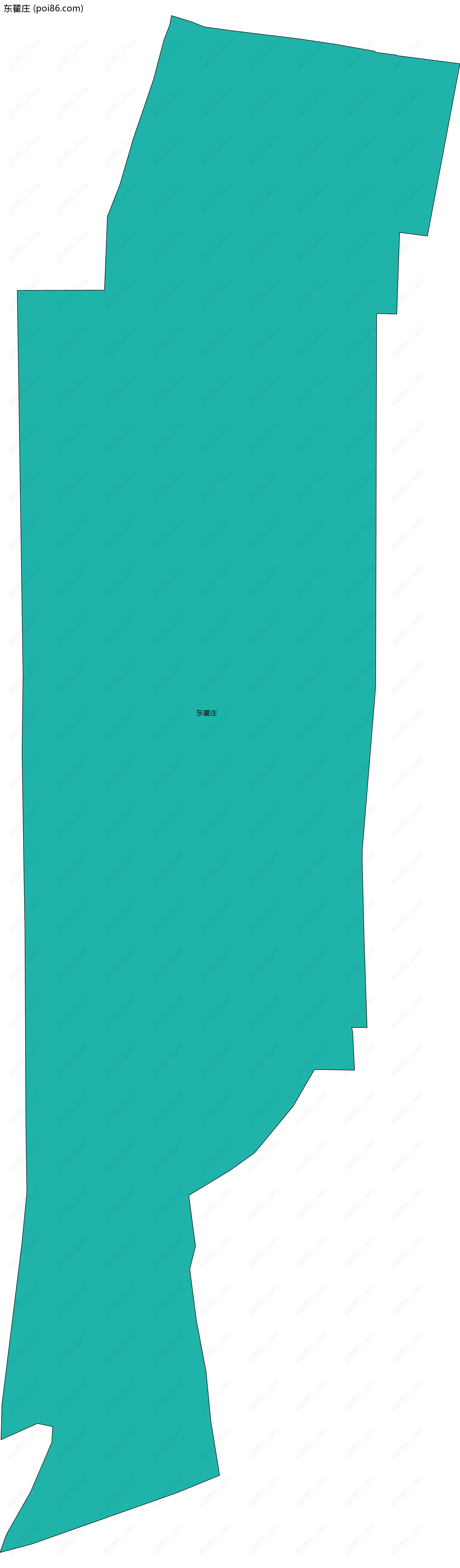 东翟庄边界地图