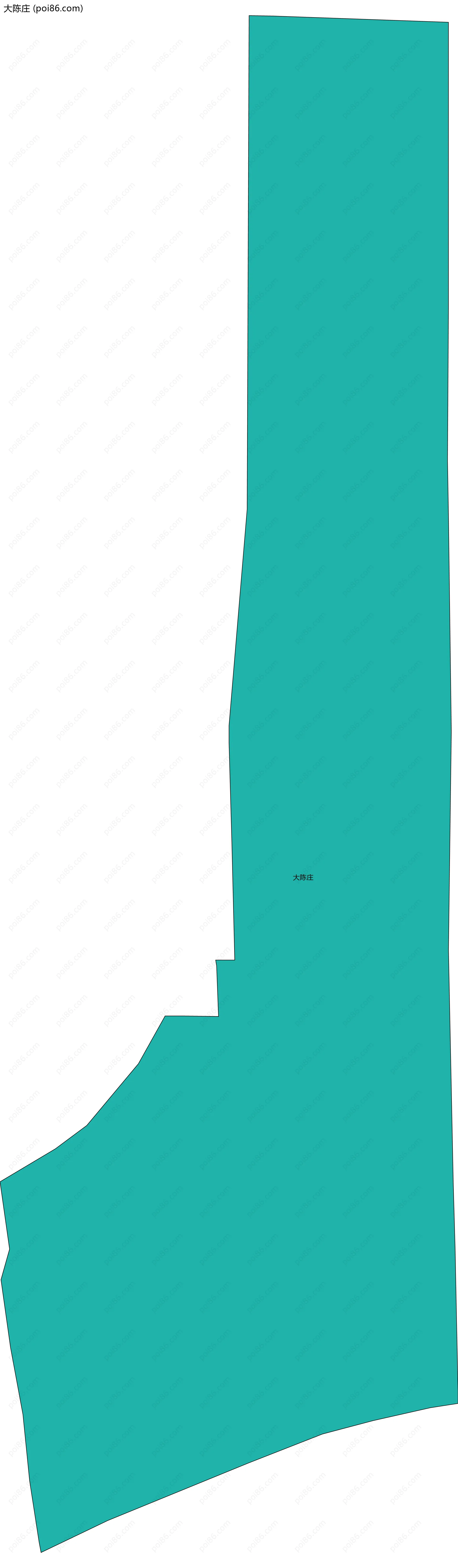 大陈庄边界地图