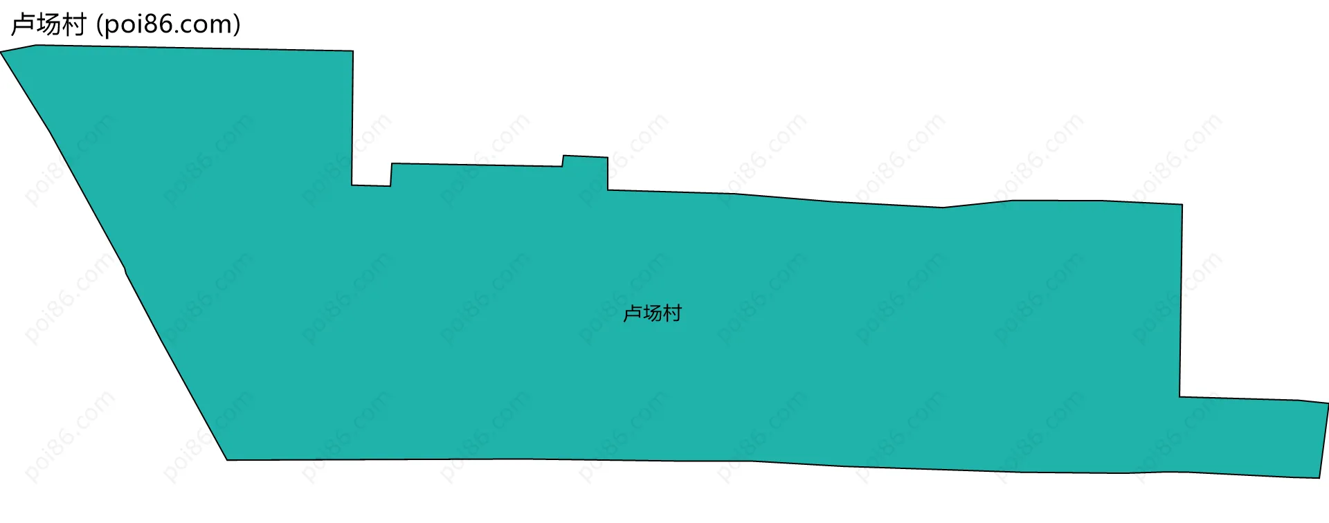 卢场村边界地图