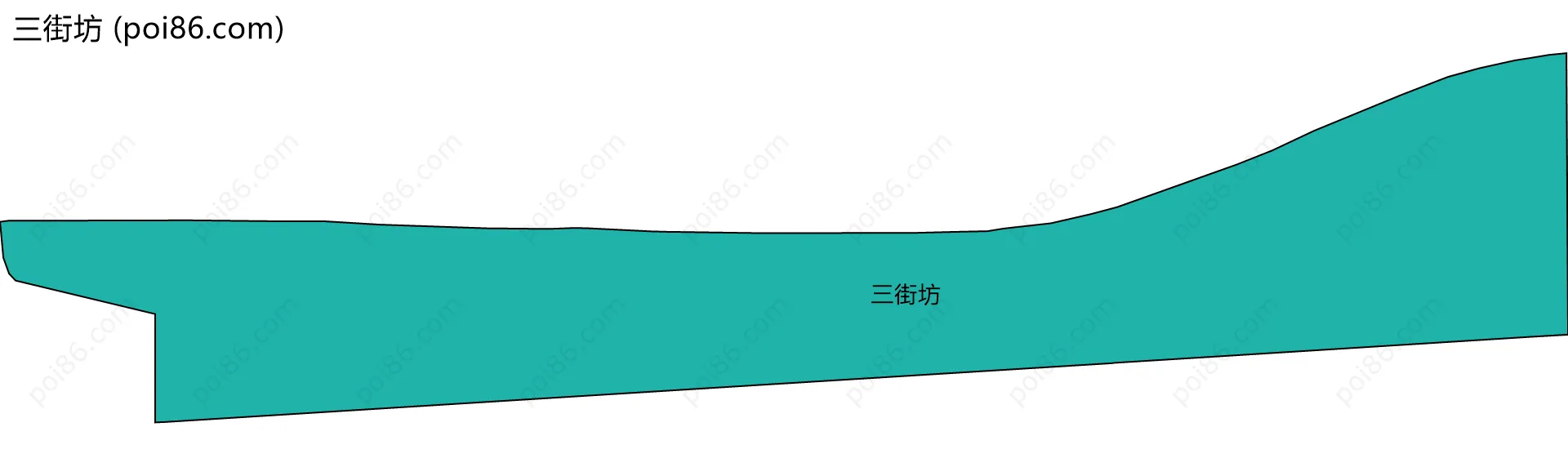 三街坊边界地图