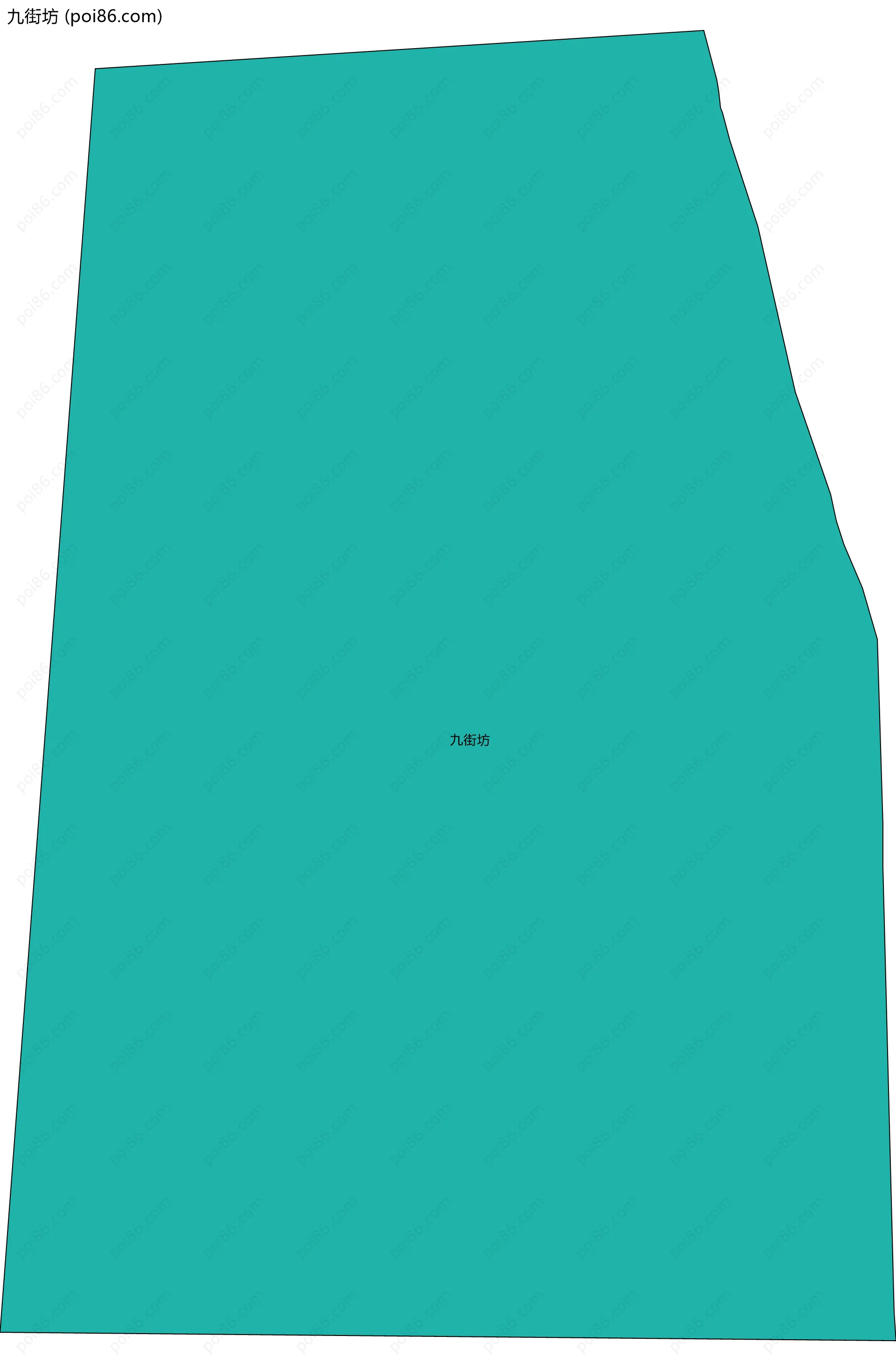 九街坊边界地图