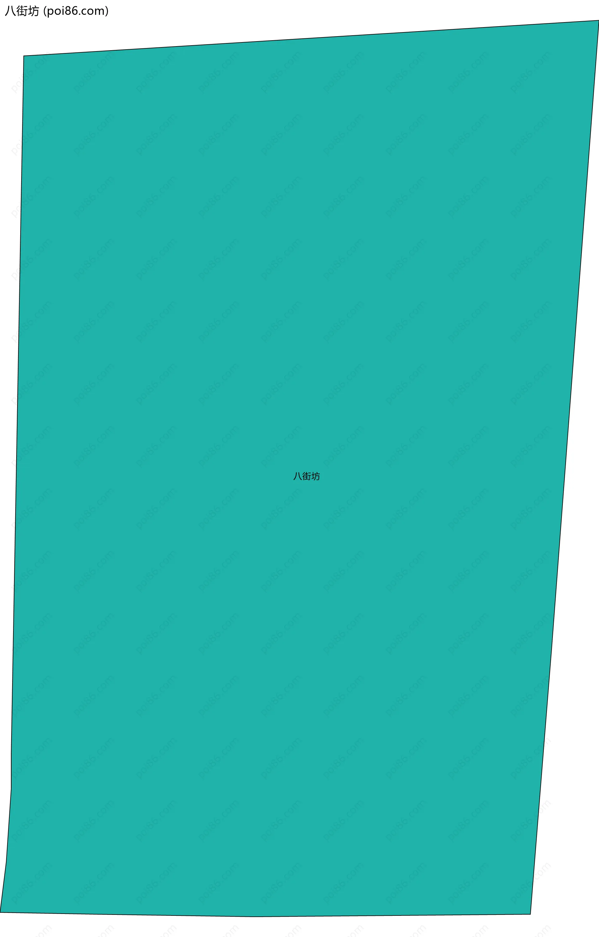 八街坊边界地图