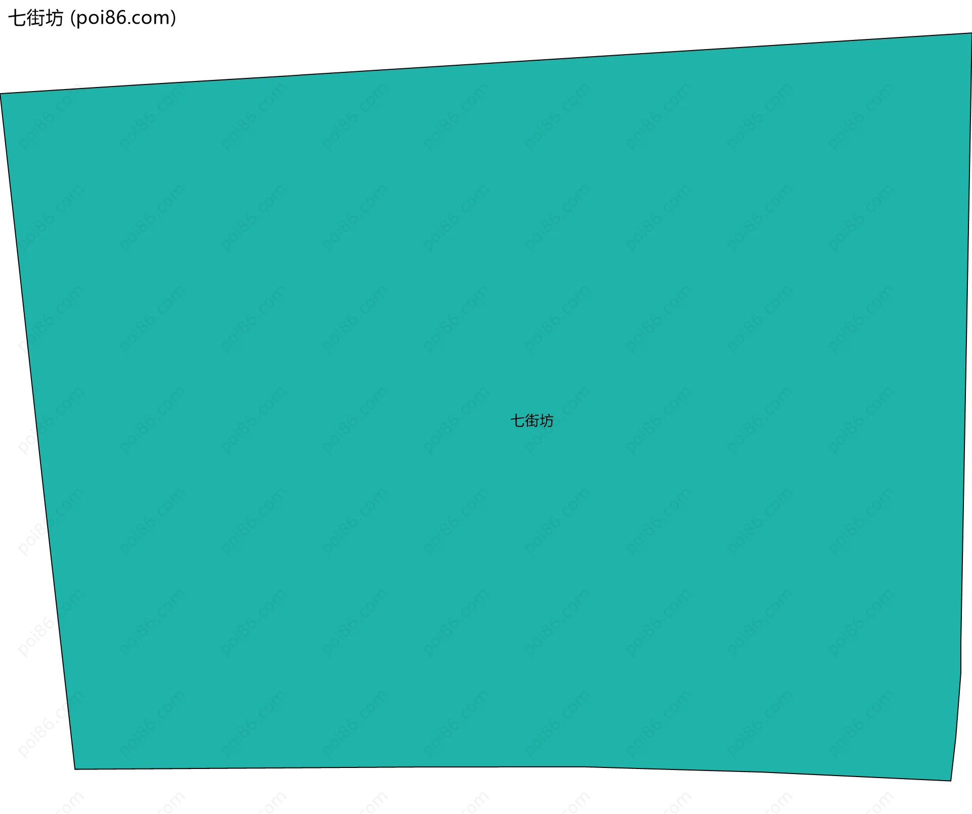 七街坊边界地图
