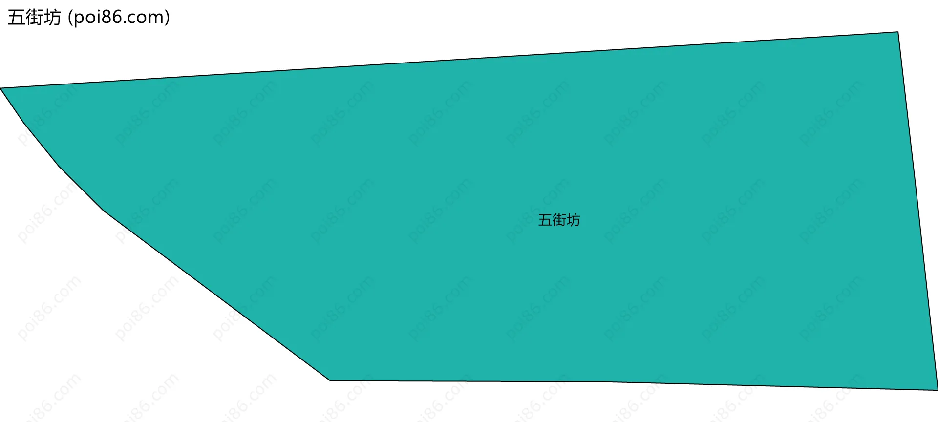五街坊边界地图