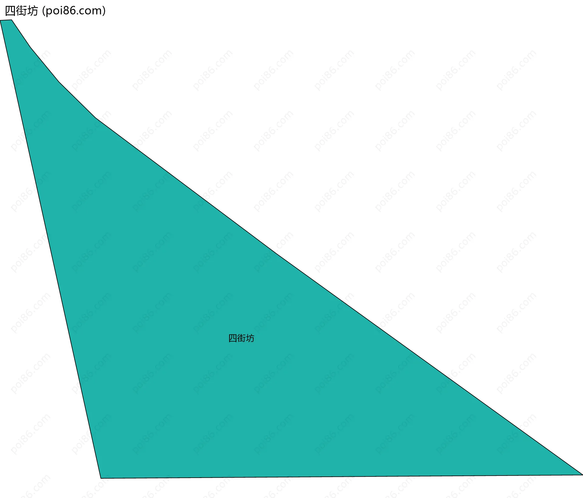 四街坊边界地图