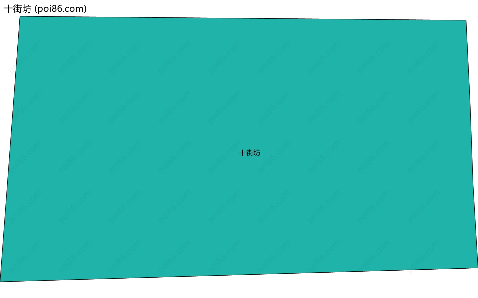 十街坊边界地图