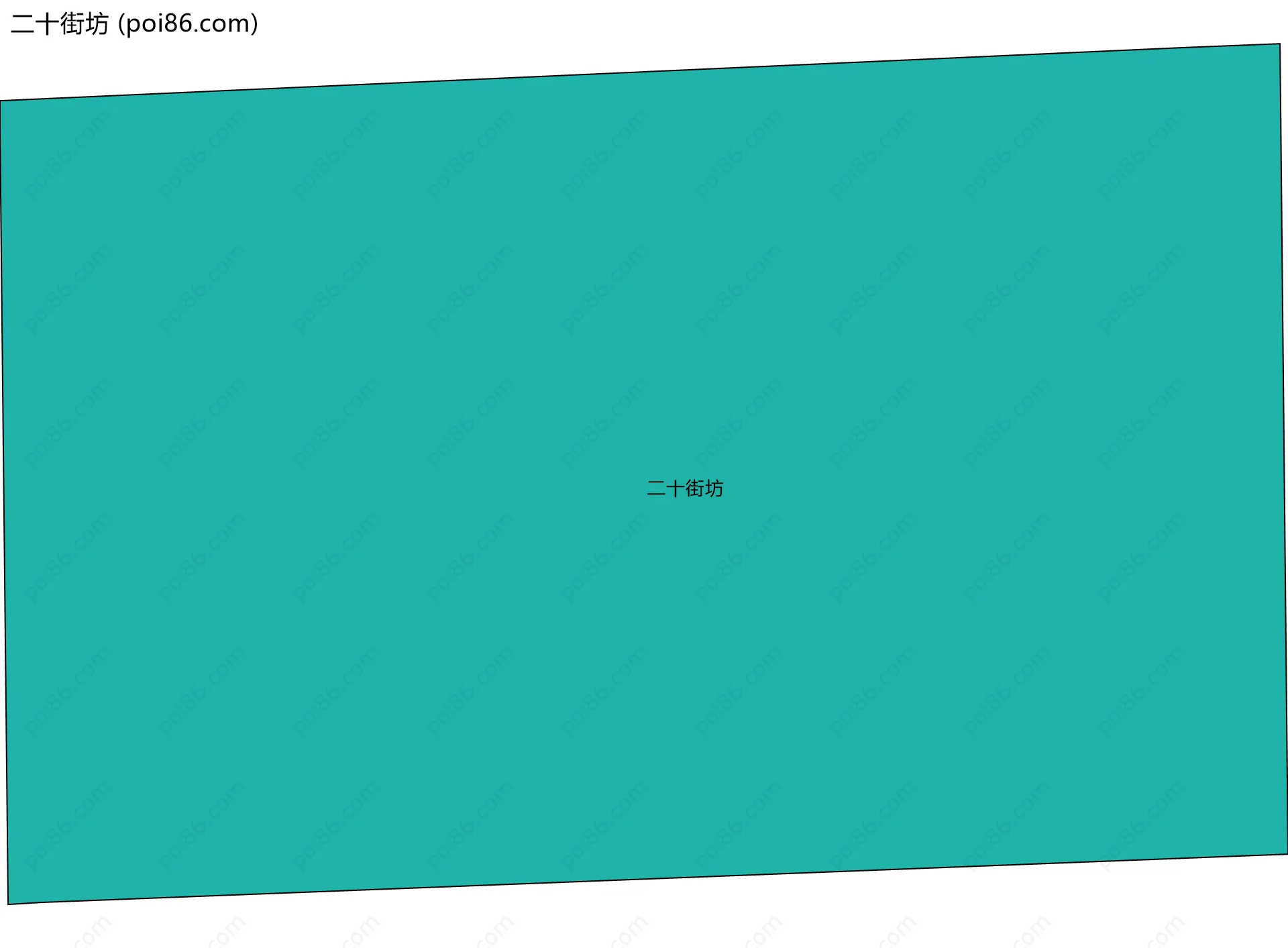 二十街坊边界地图