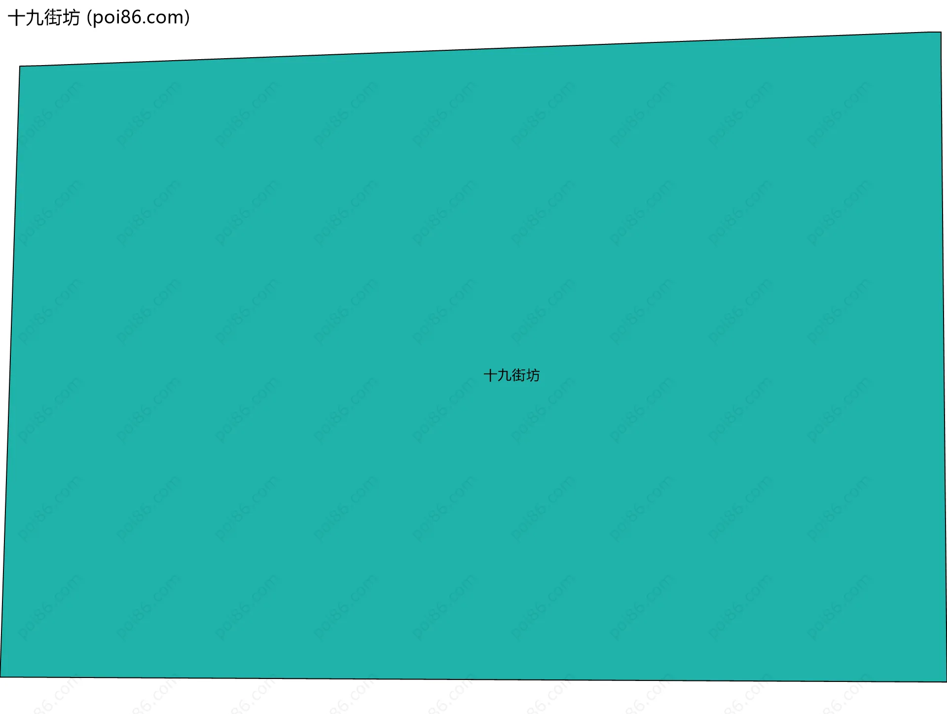 十九街坊边界地图