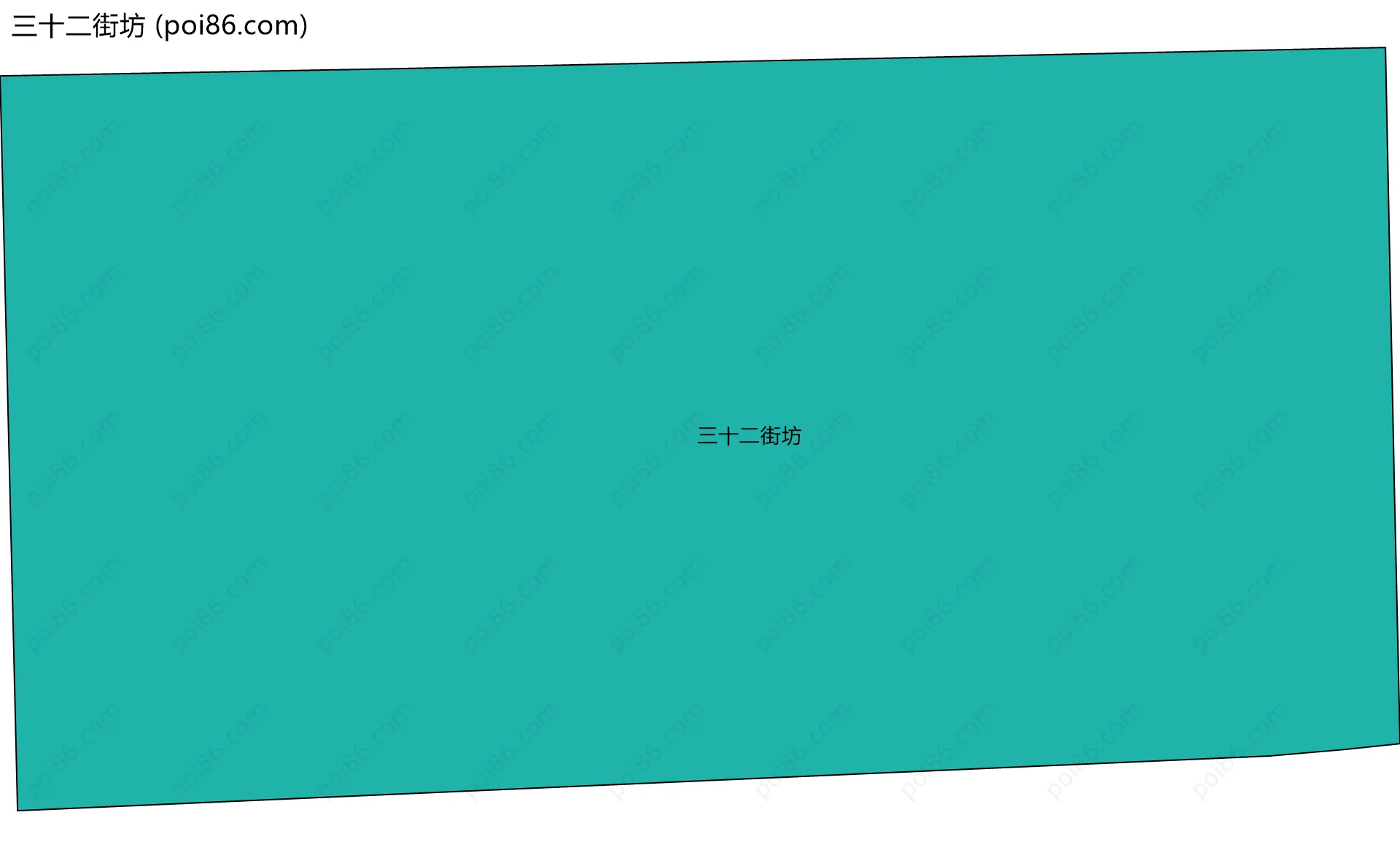三十二街坊边界地图