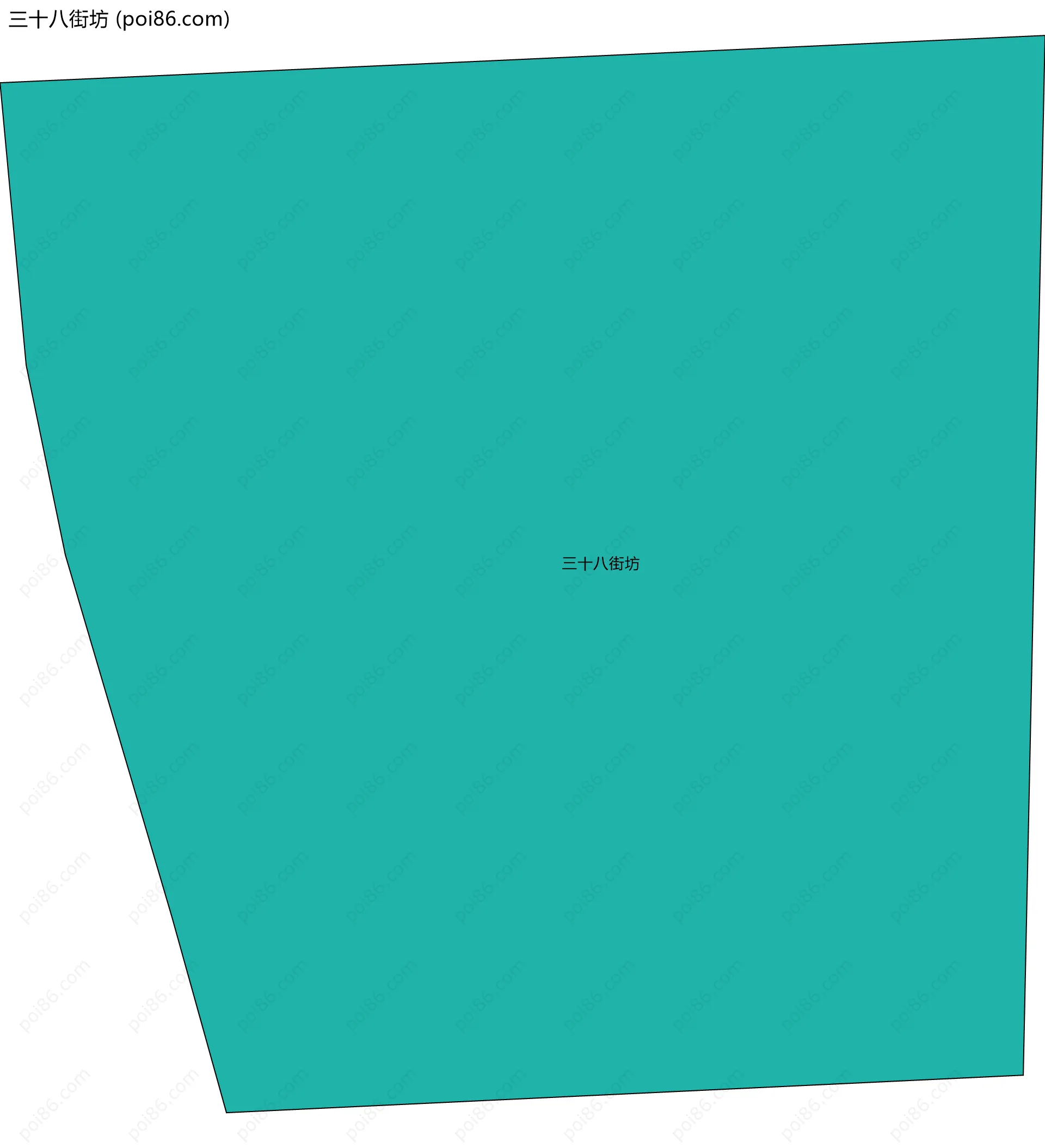 三十八街坊边界地图