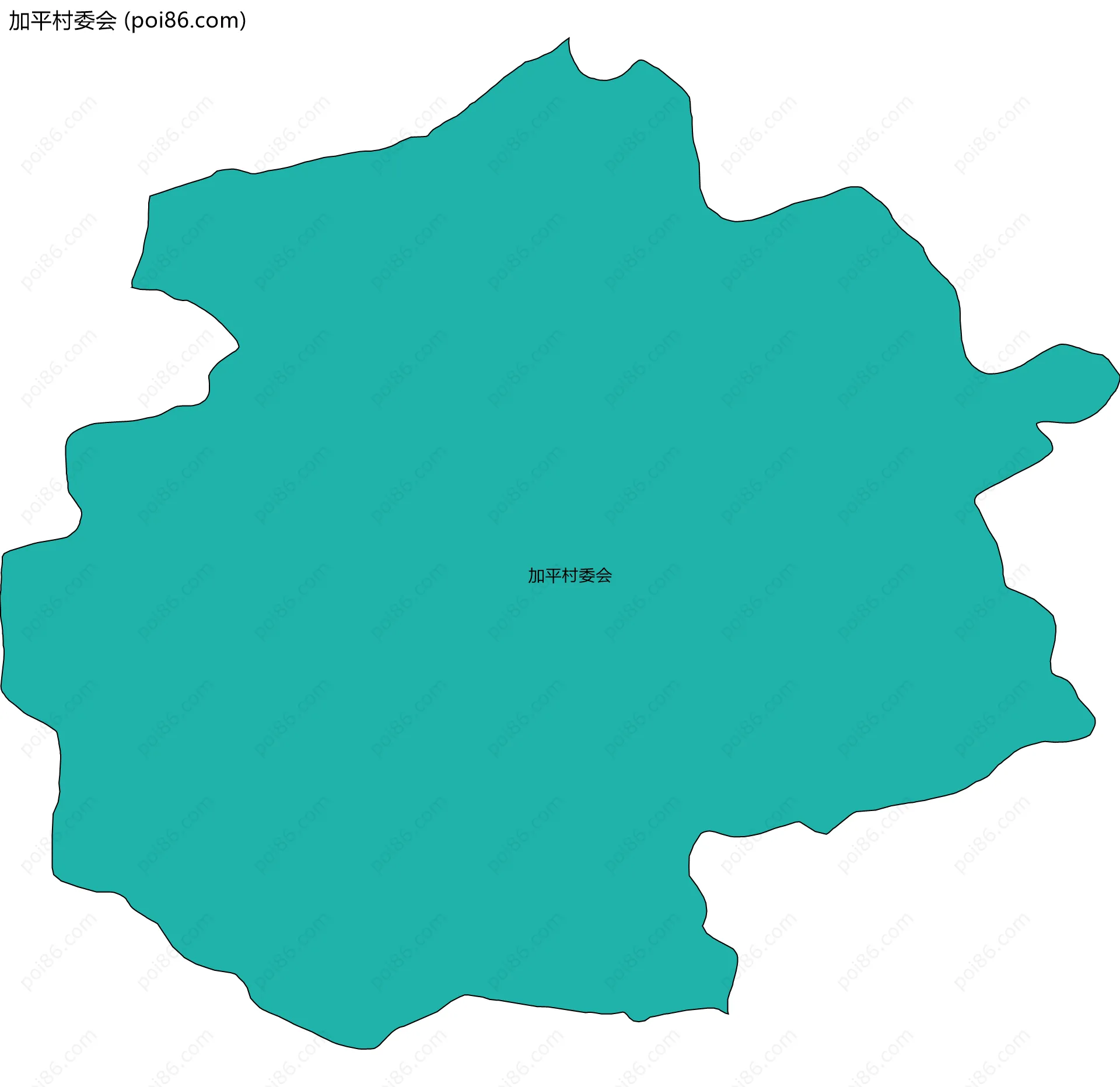 加平村委会边界地图