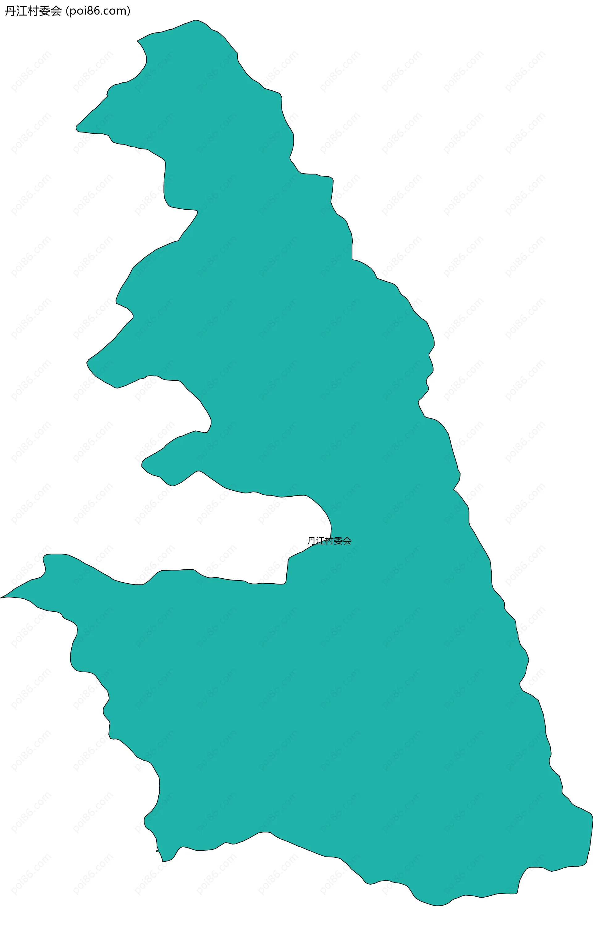 丹江村委会边界地图