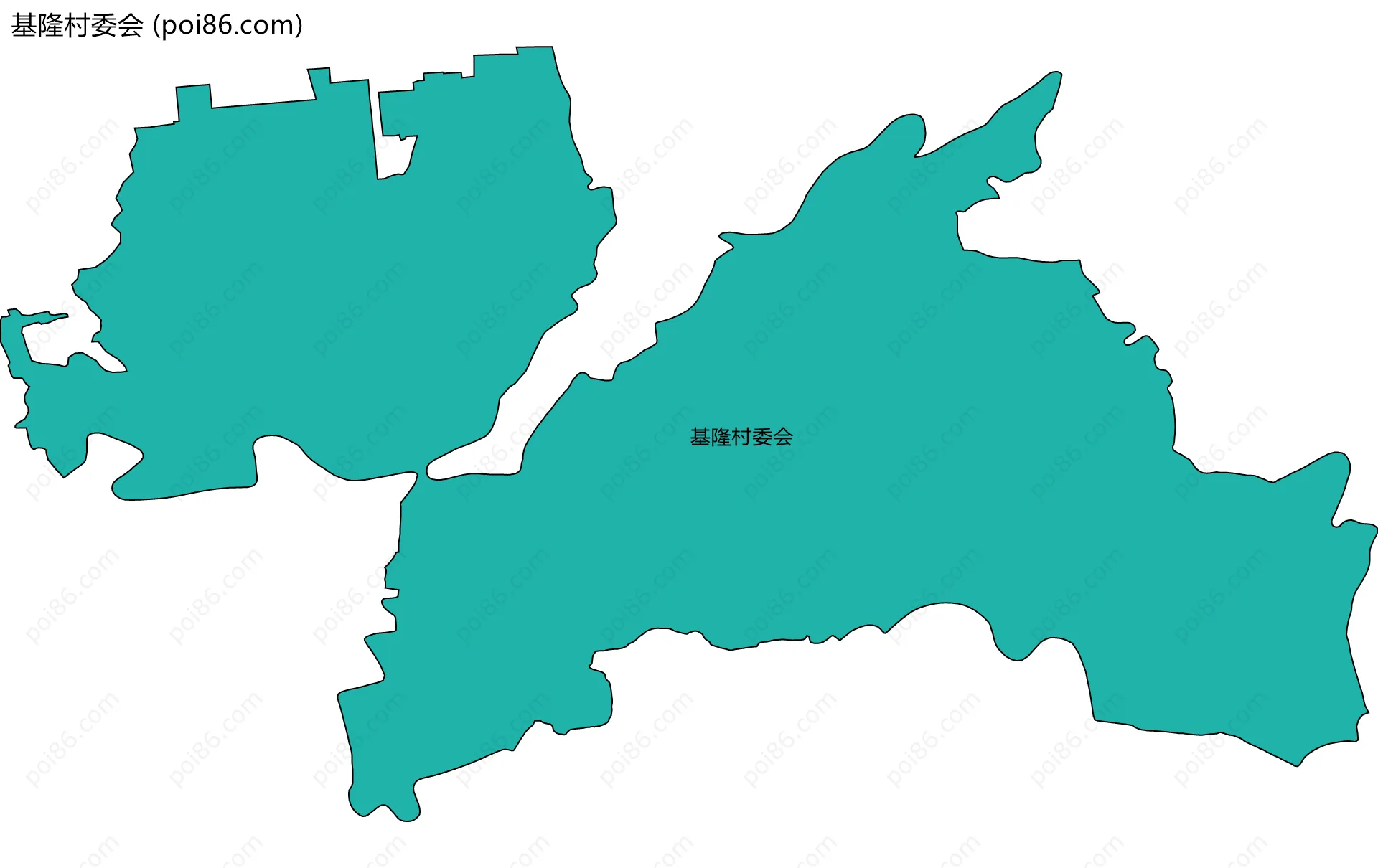 基隆村委会边界地图