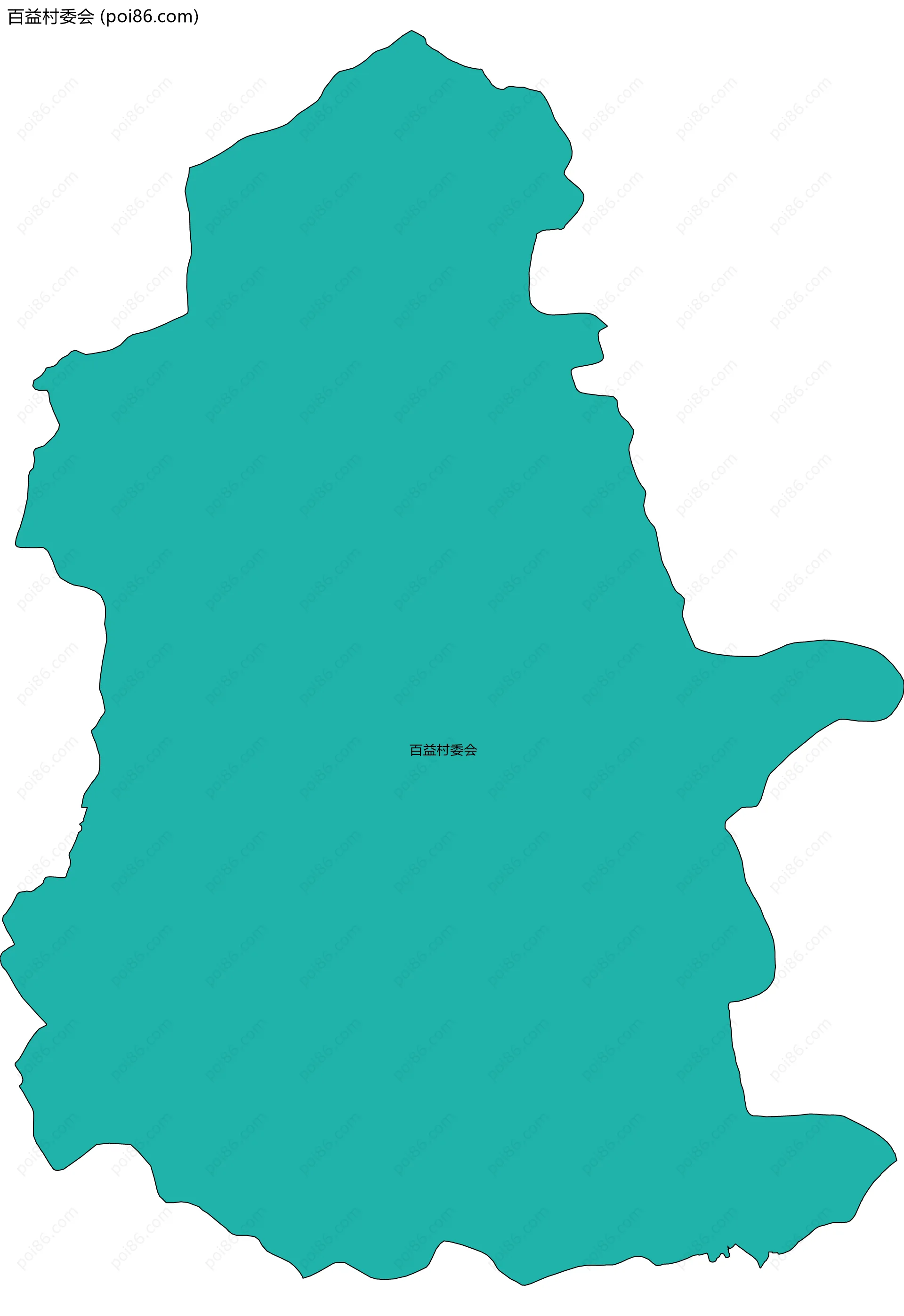 百益村委会边界地图