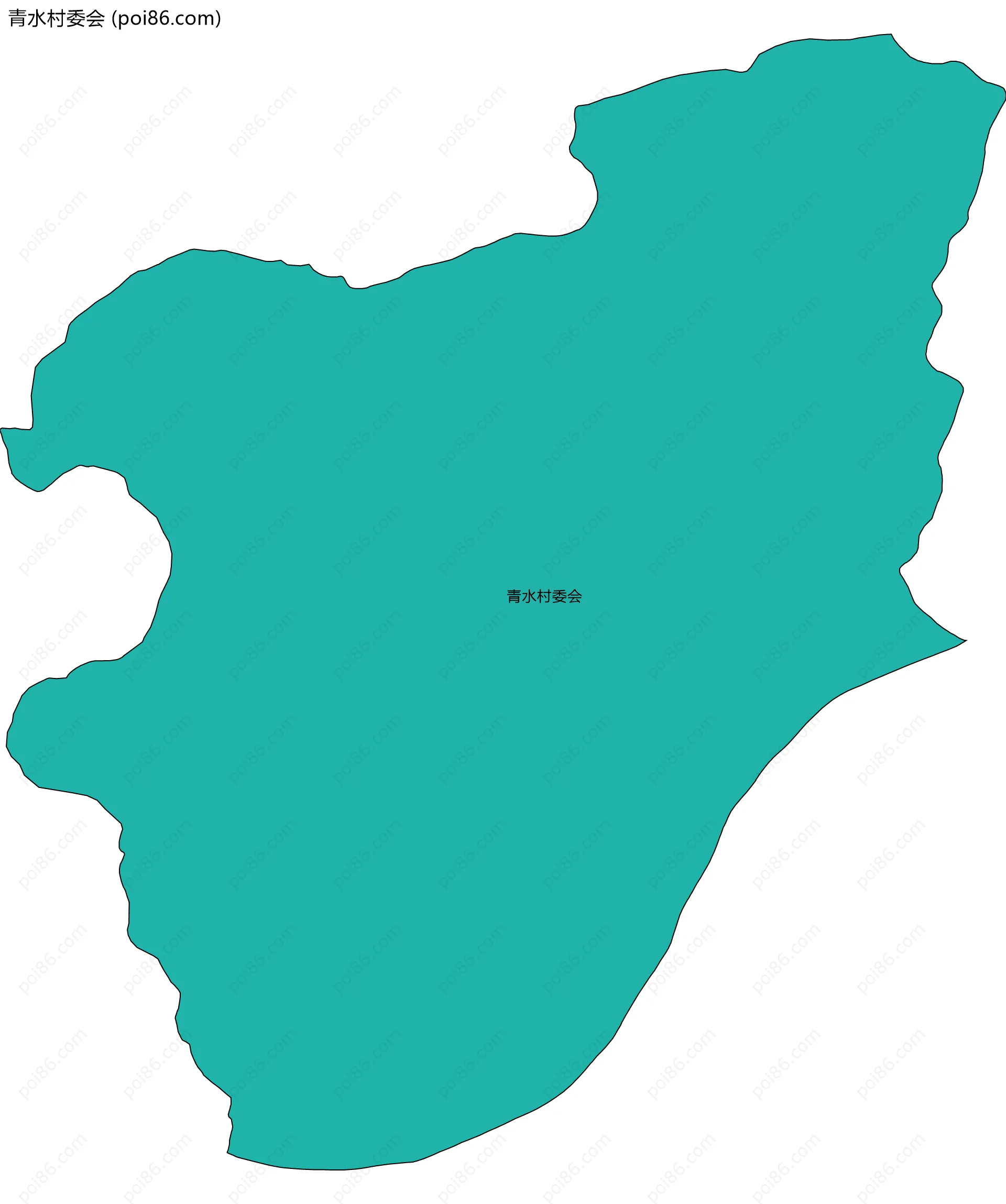 青水村委会边界地图