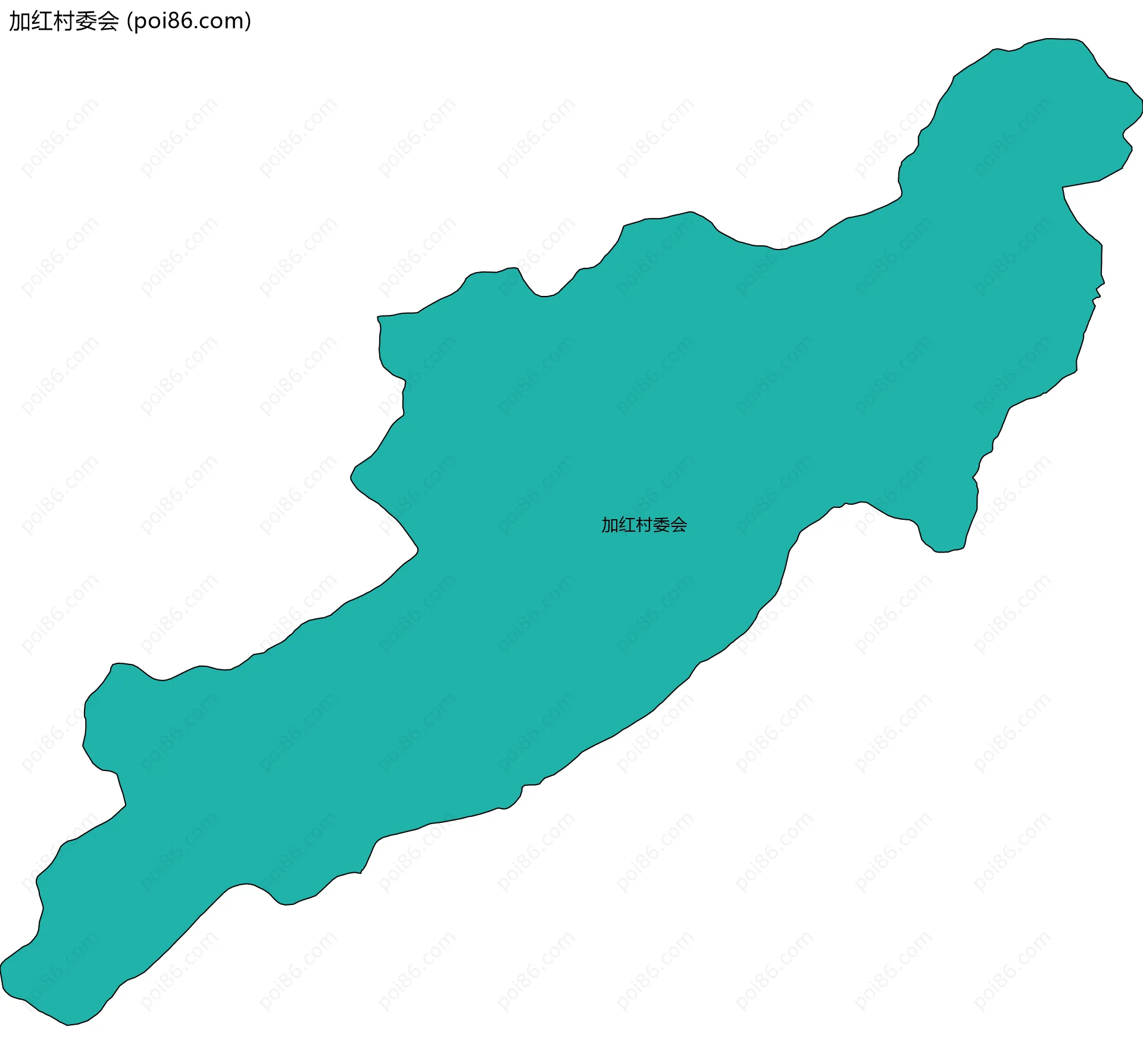 加红村委会边界地图