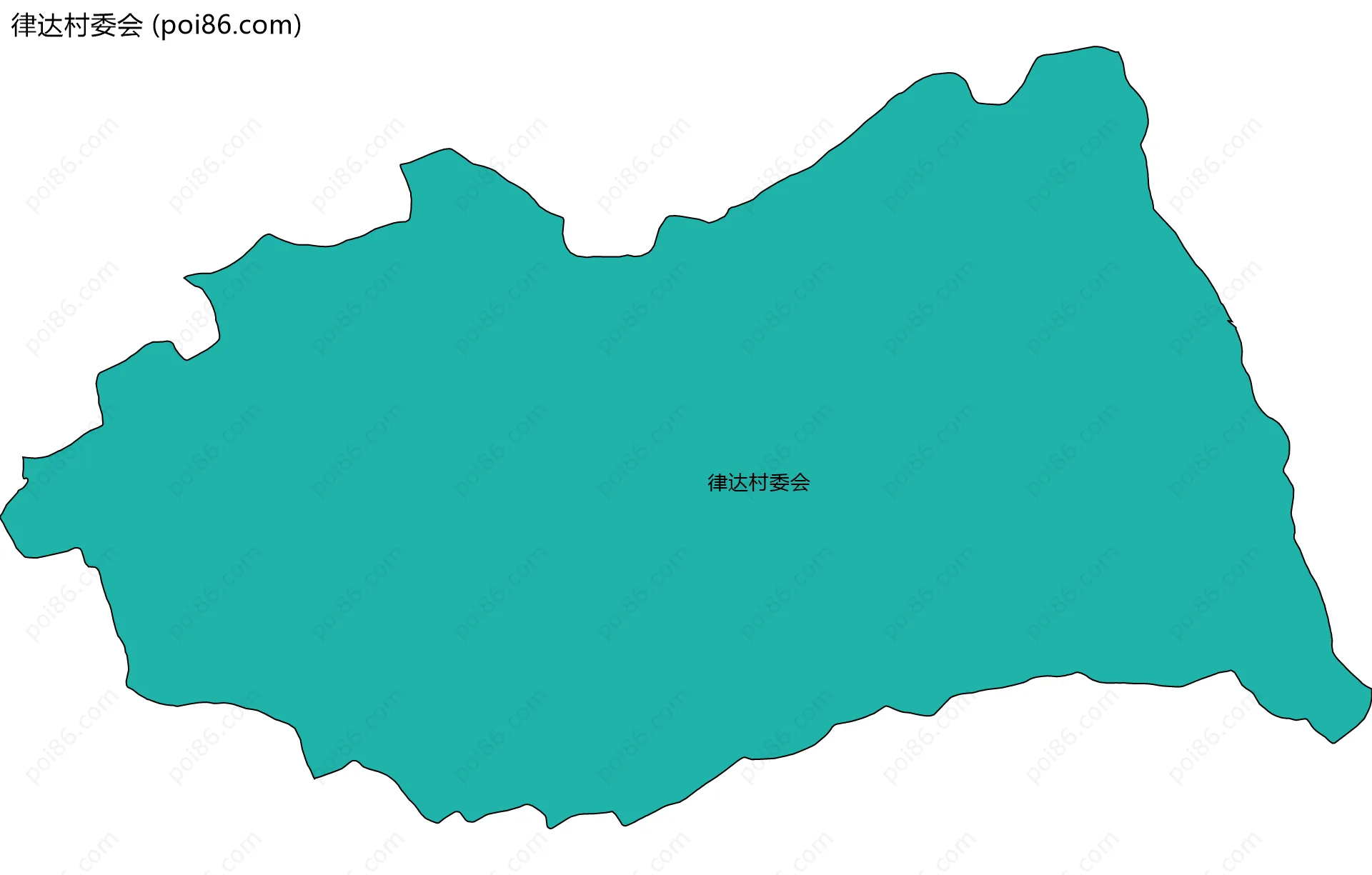 律达村委会边界地图