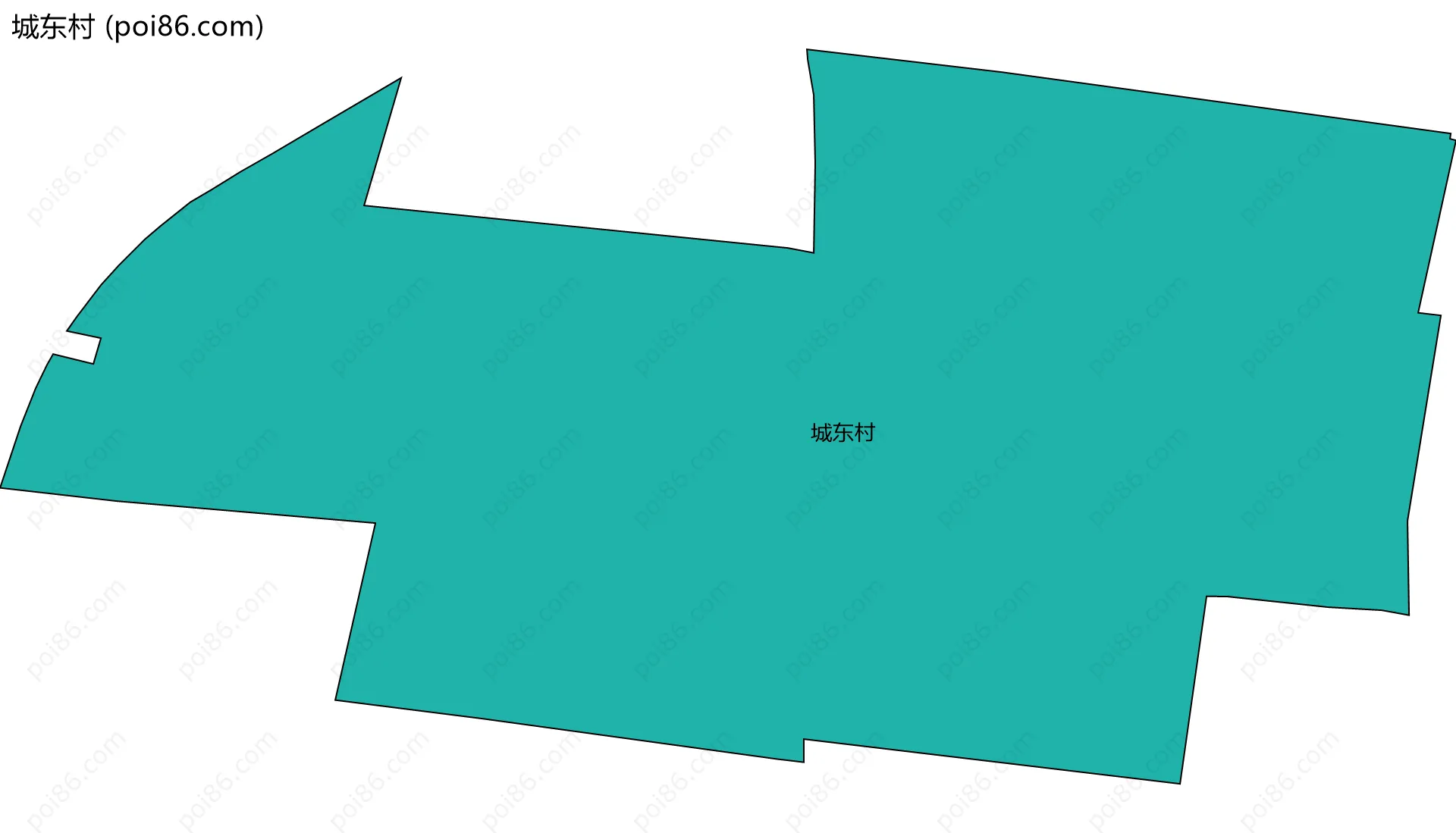 城东村边界地图