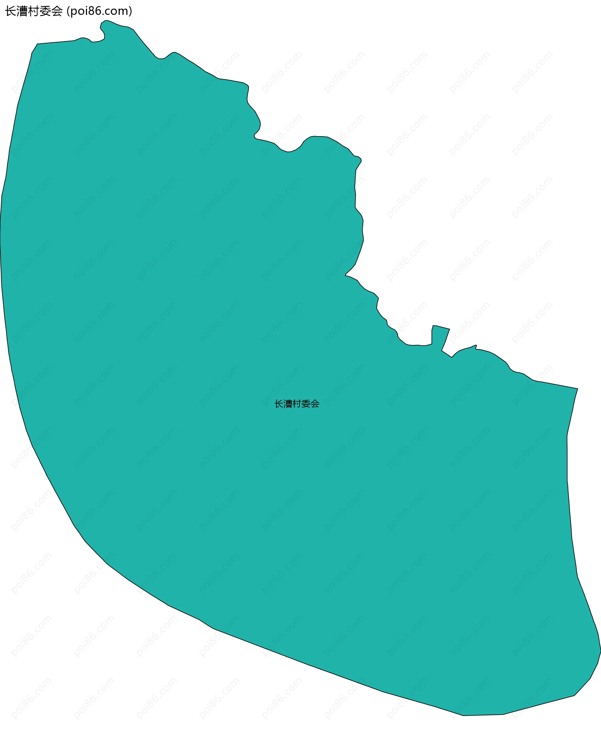 长漕村委会边界地图