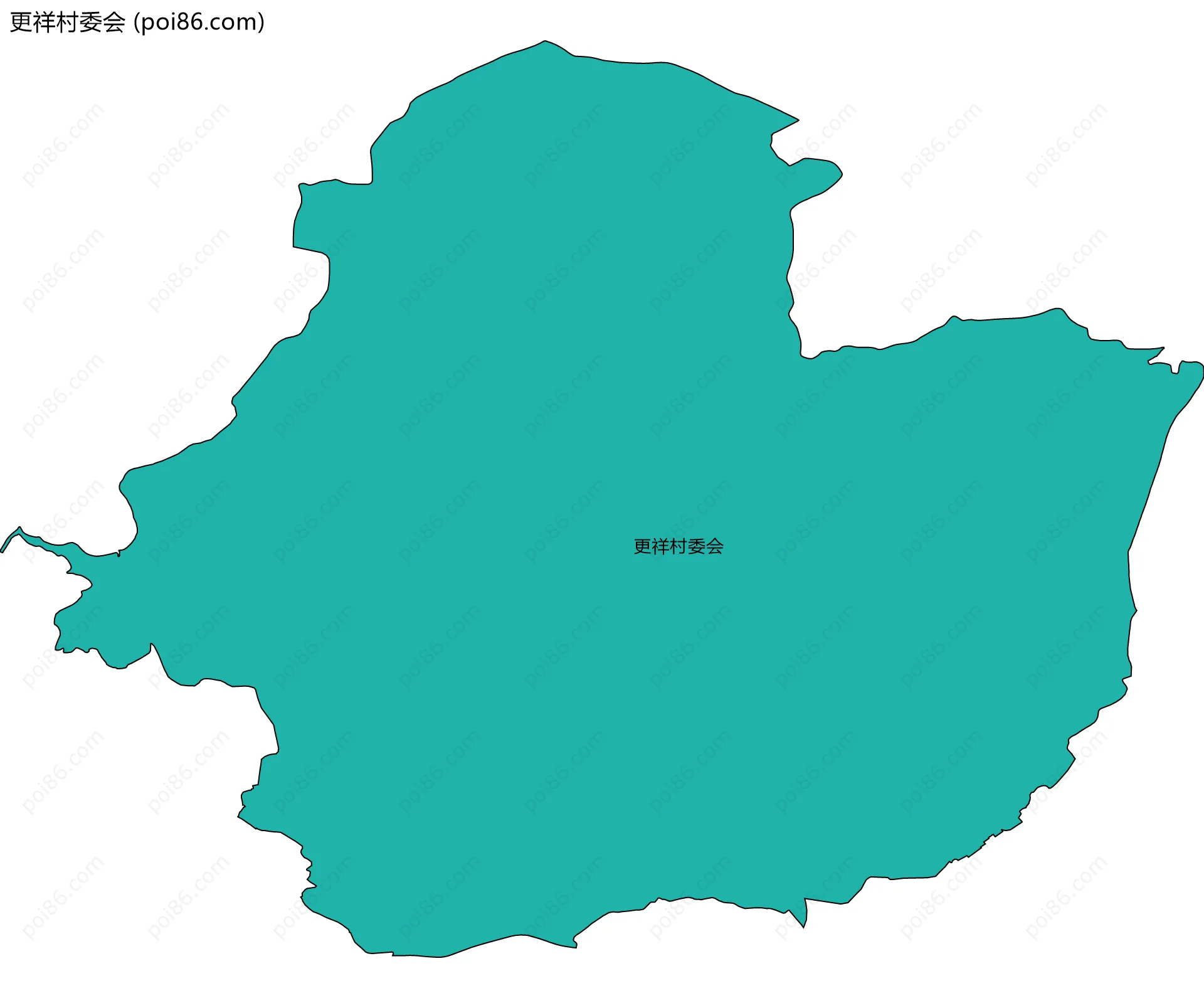 更祥村委会边界地图